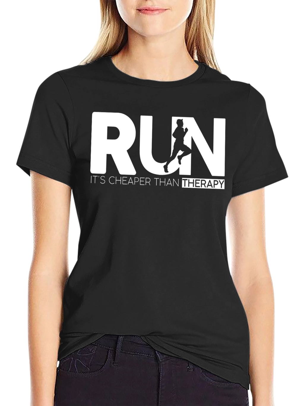Run Cheaper Than Therapy Graphic Tee