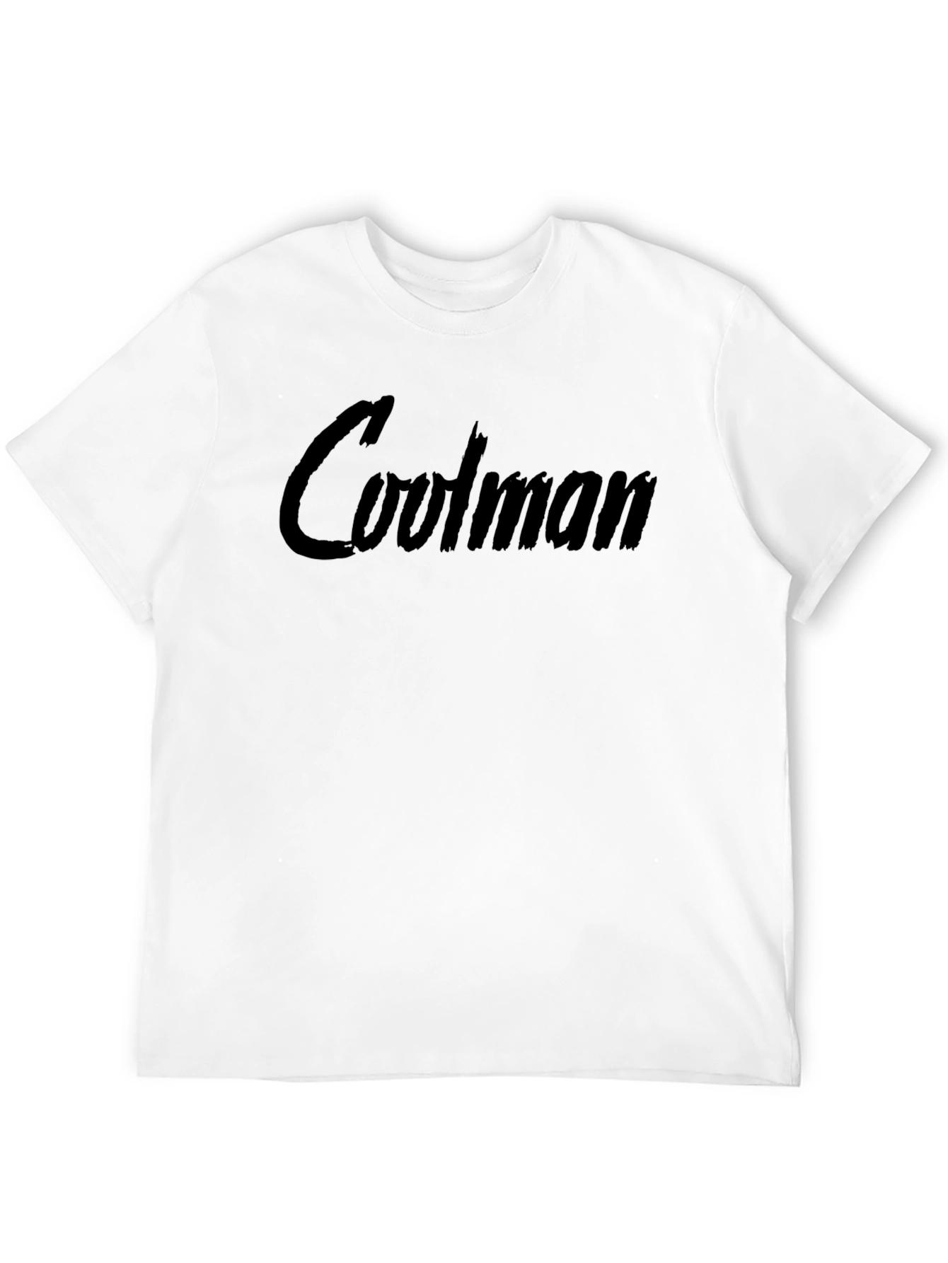 Coolman Black Graphic Tee - Casual Style