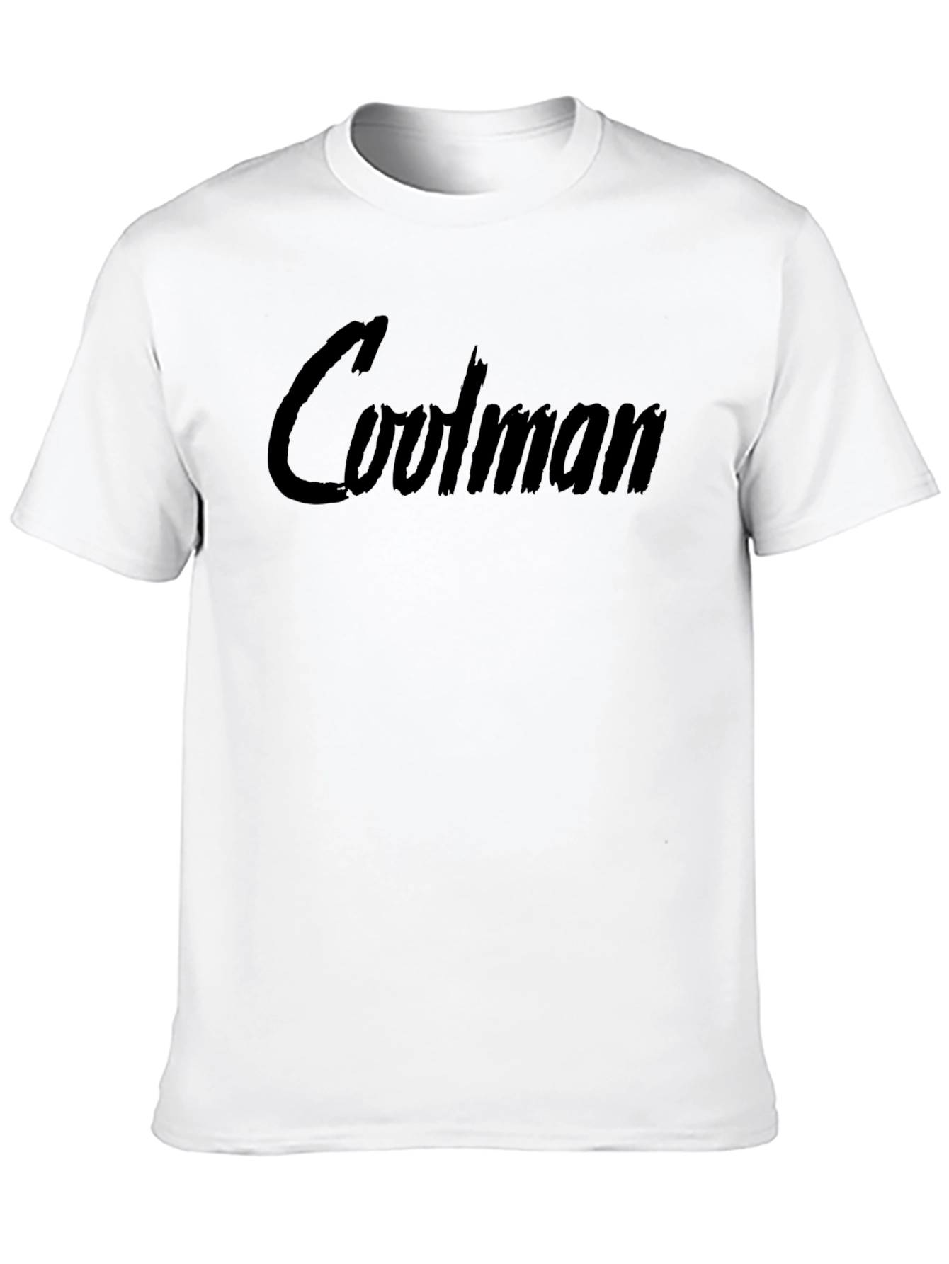 Coolman Black Graphic Tee - Casual Style
