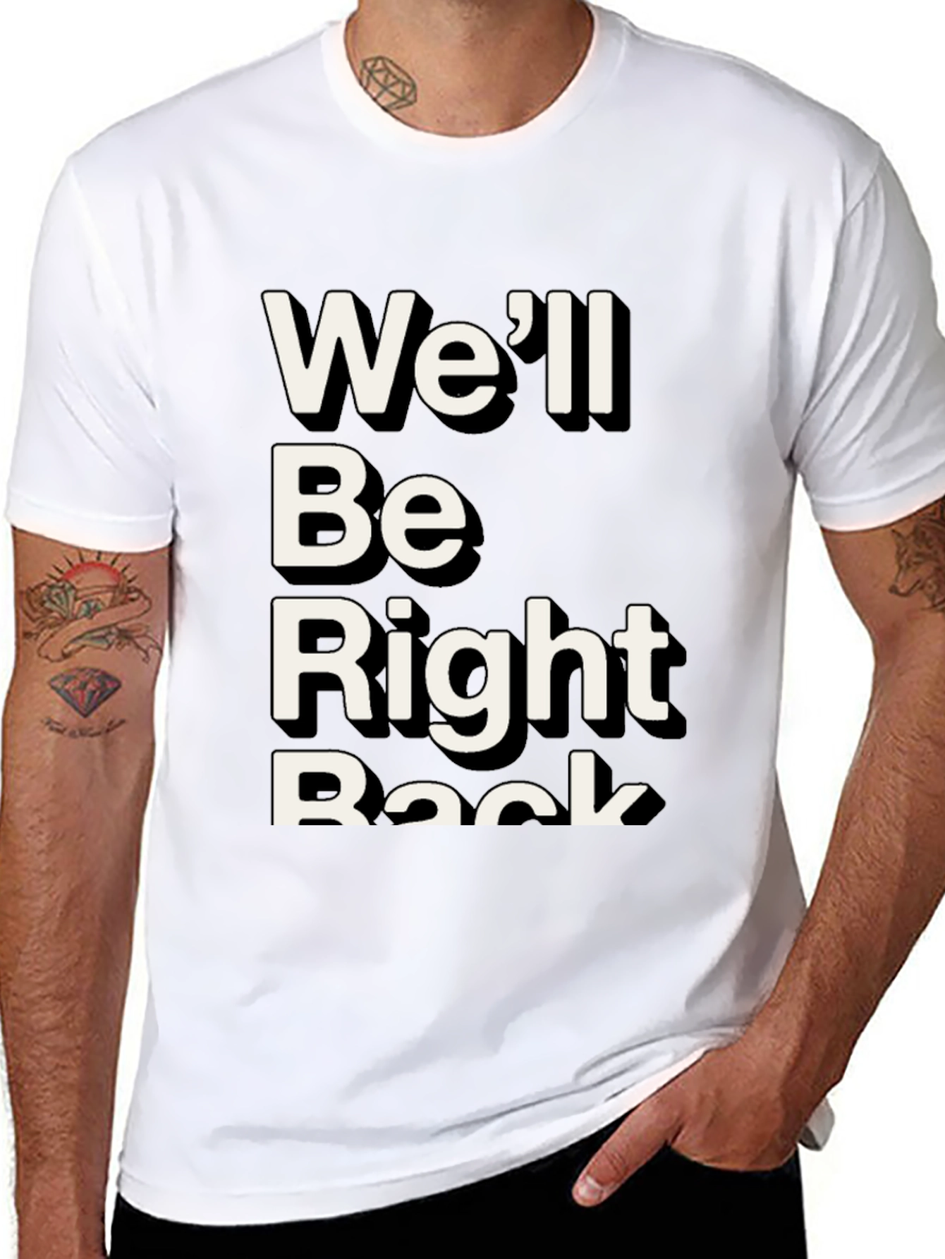 Well Be Right Back Graphic Tee