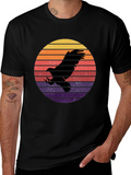 Eagle Sunset Graphic T-Shirt