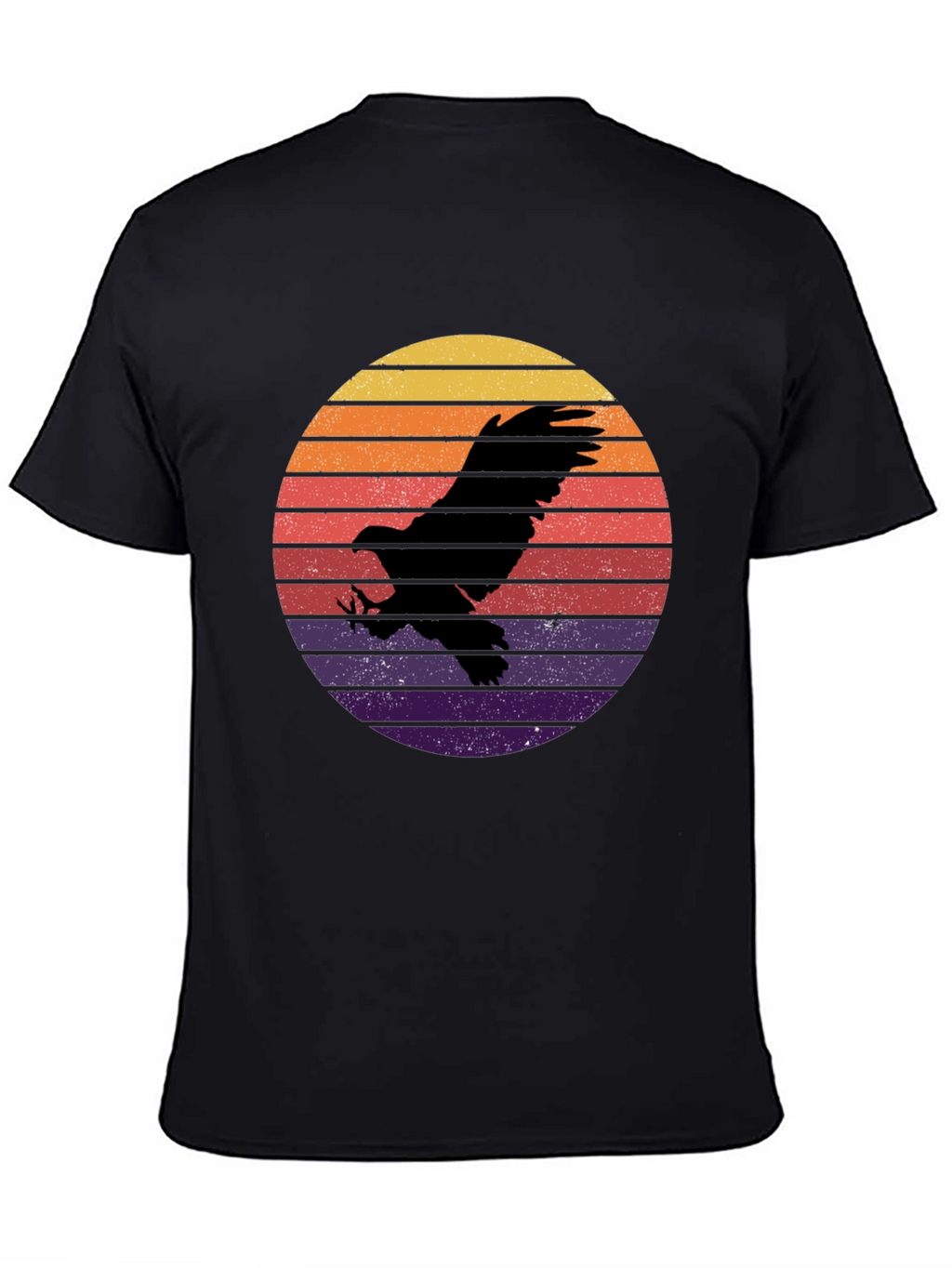 Eagle Sunset Graphic T-Shirt