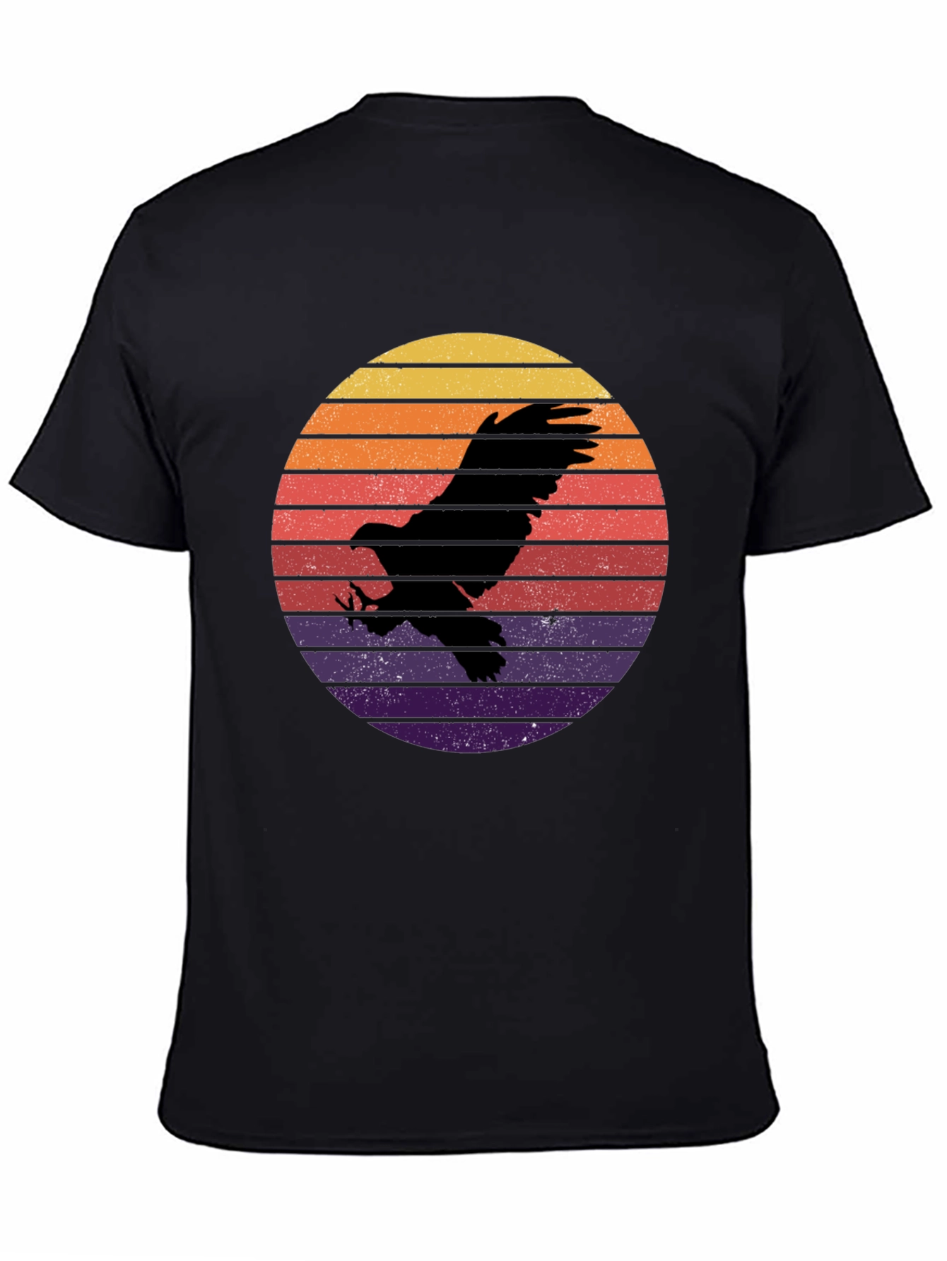 Eagle Sunset Graphic T-Shirt