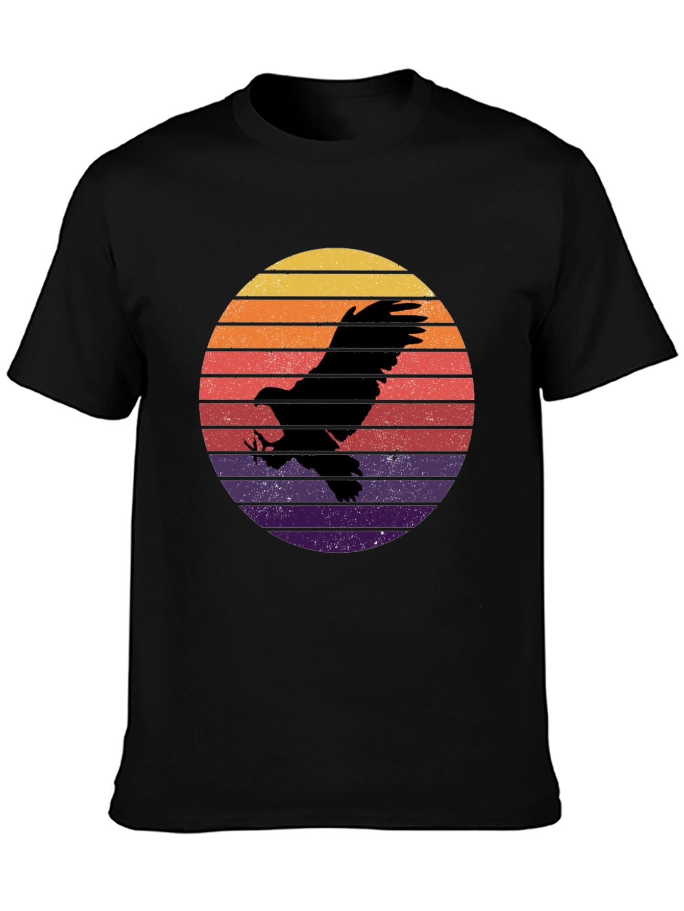 Eagle Sunset Graphic T-Shirt