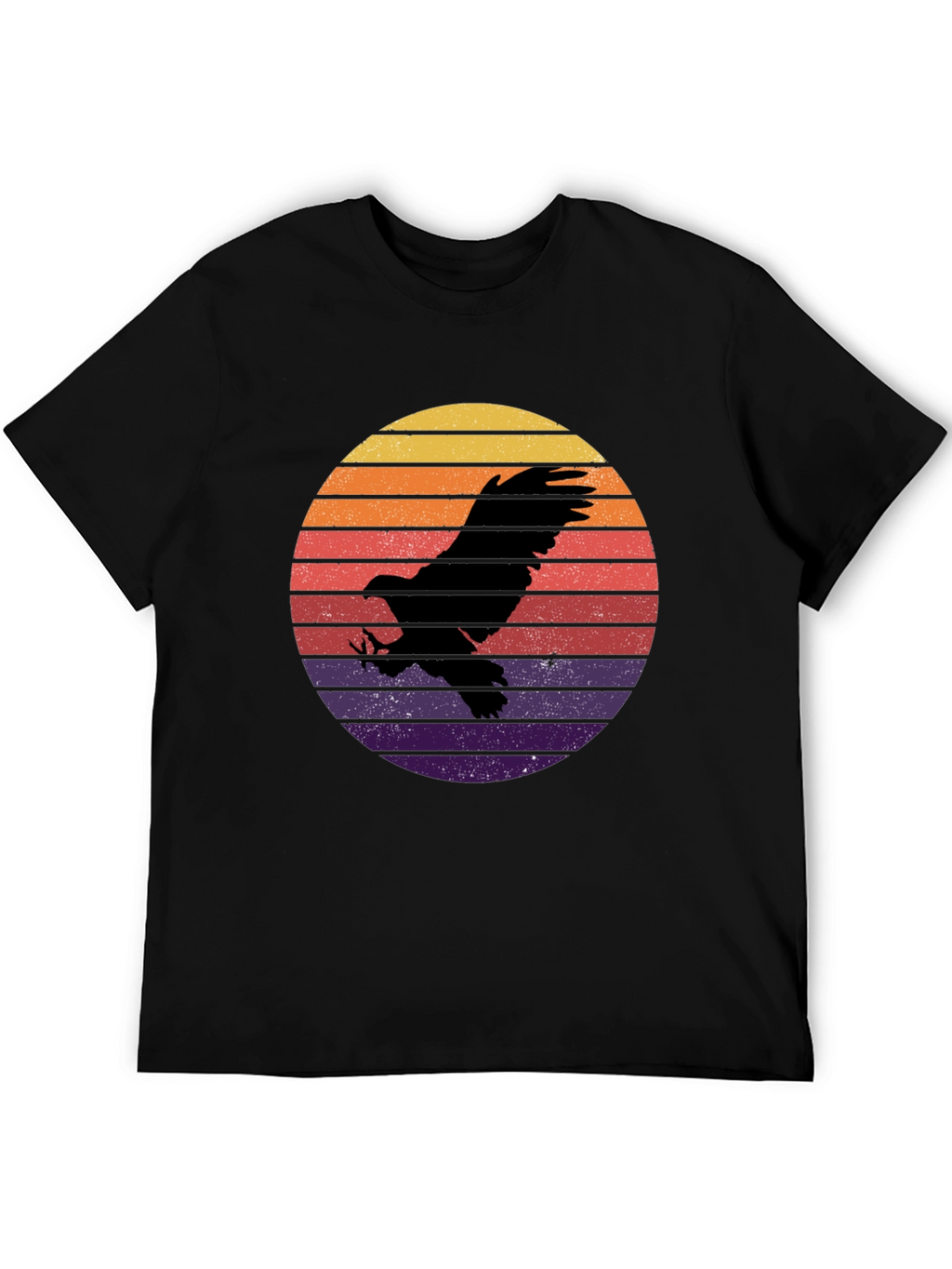 Eagle Sunset Graphic T-Shirt