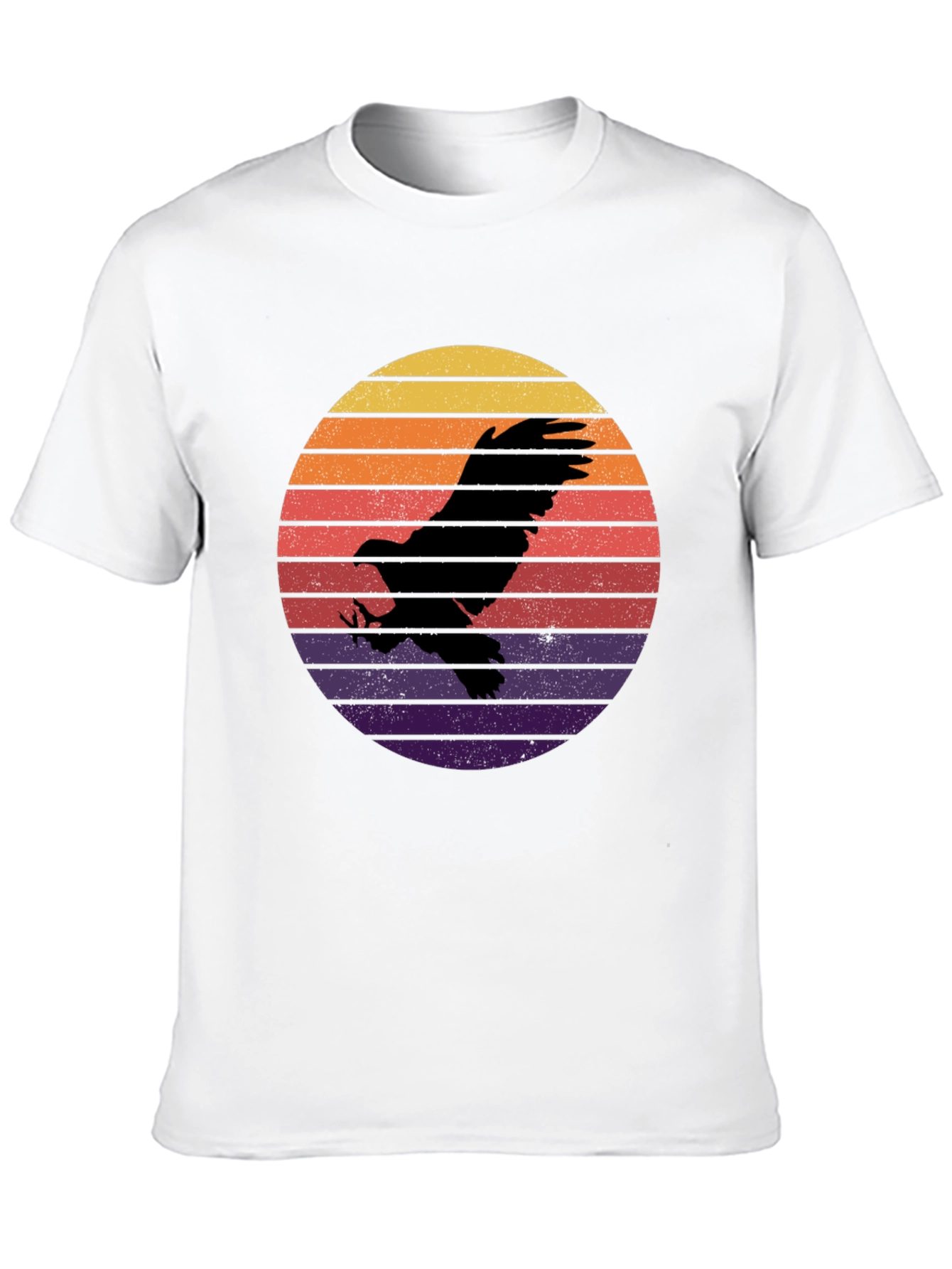 Eagle Sunset Graphic T-Shirt