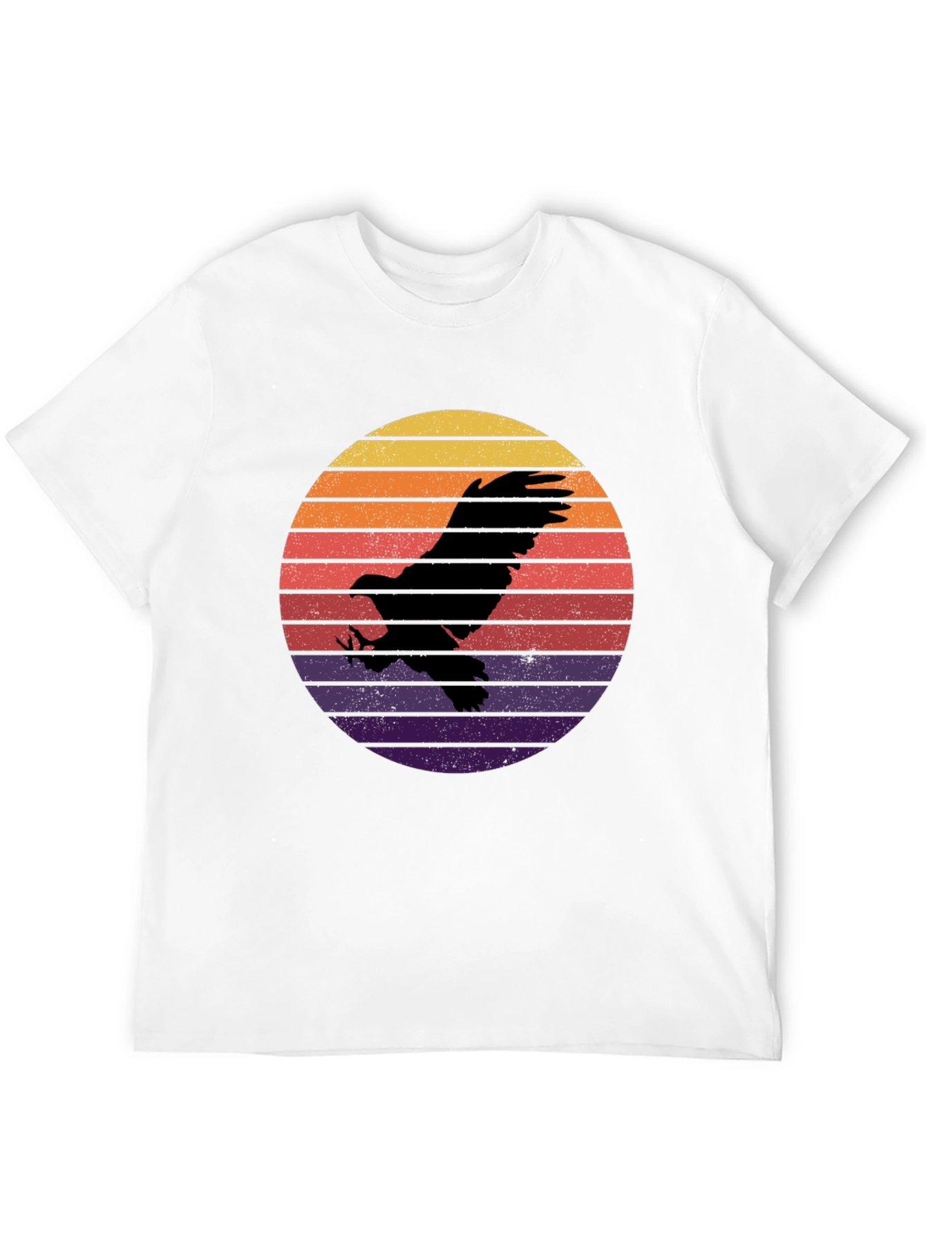 Eagle Sunset Graphic T-Shirt