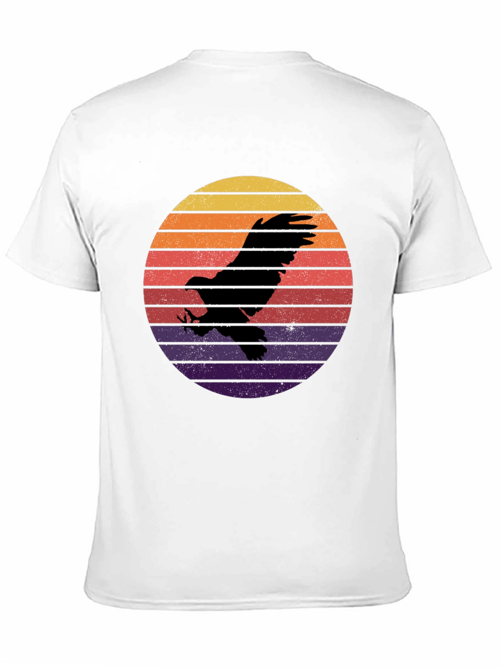 Eagle Sunset Graphic T-Shirt