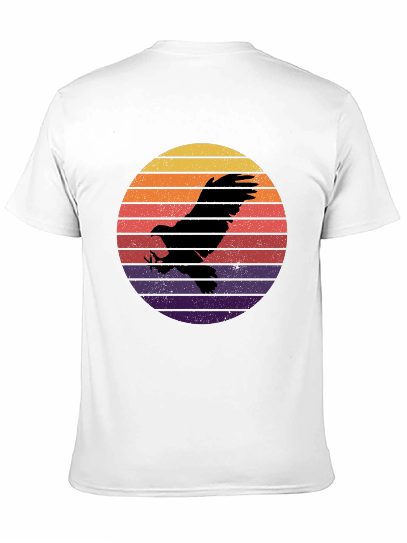 Eagle Sunset Graphic T-Shirt