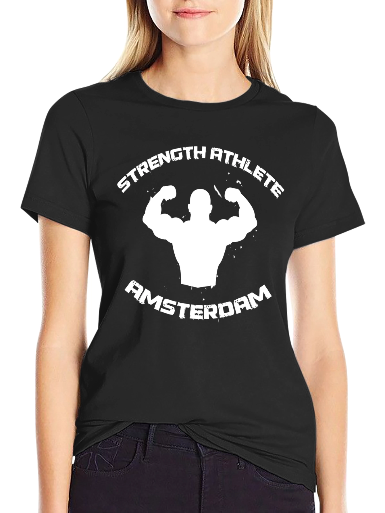 Strength Athlete Amsterdam Black T-Shirt