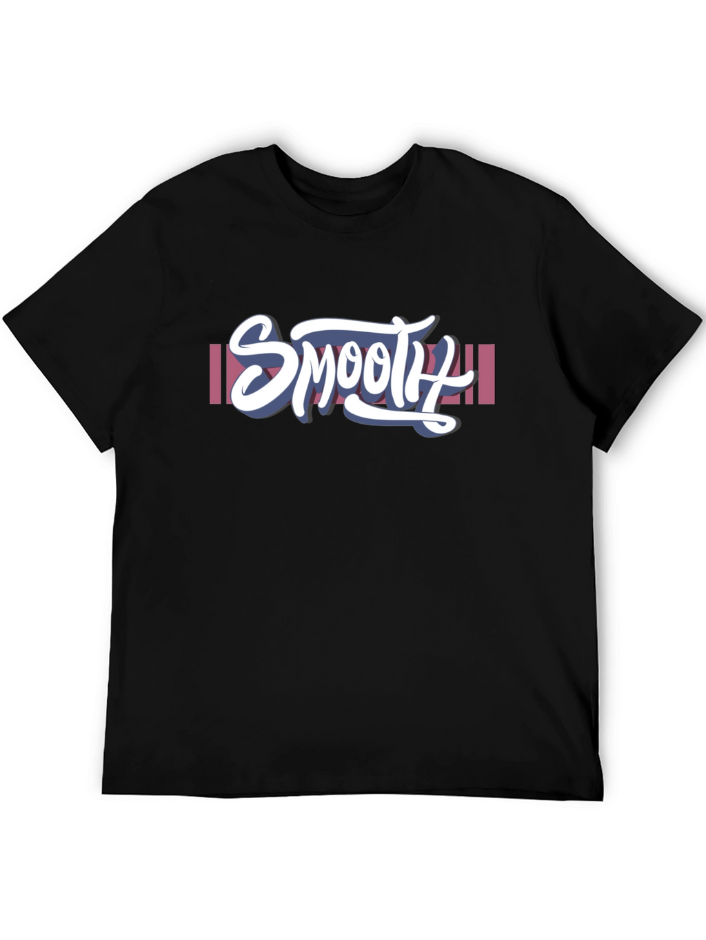 Smooth Graphic Tee - Mens Black T-Shirt