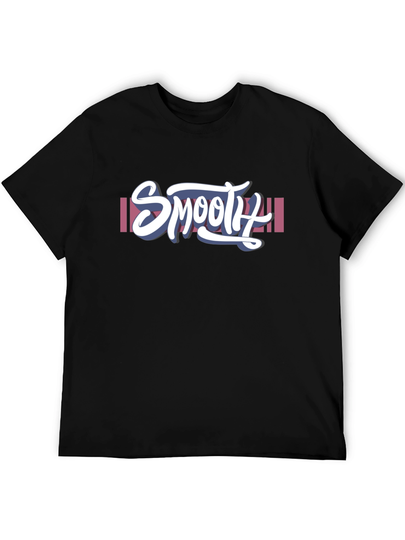 Smooth Graphic Tee - Mens Black T-Shirt