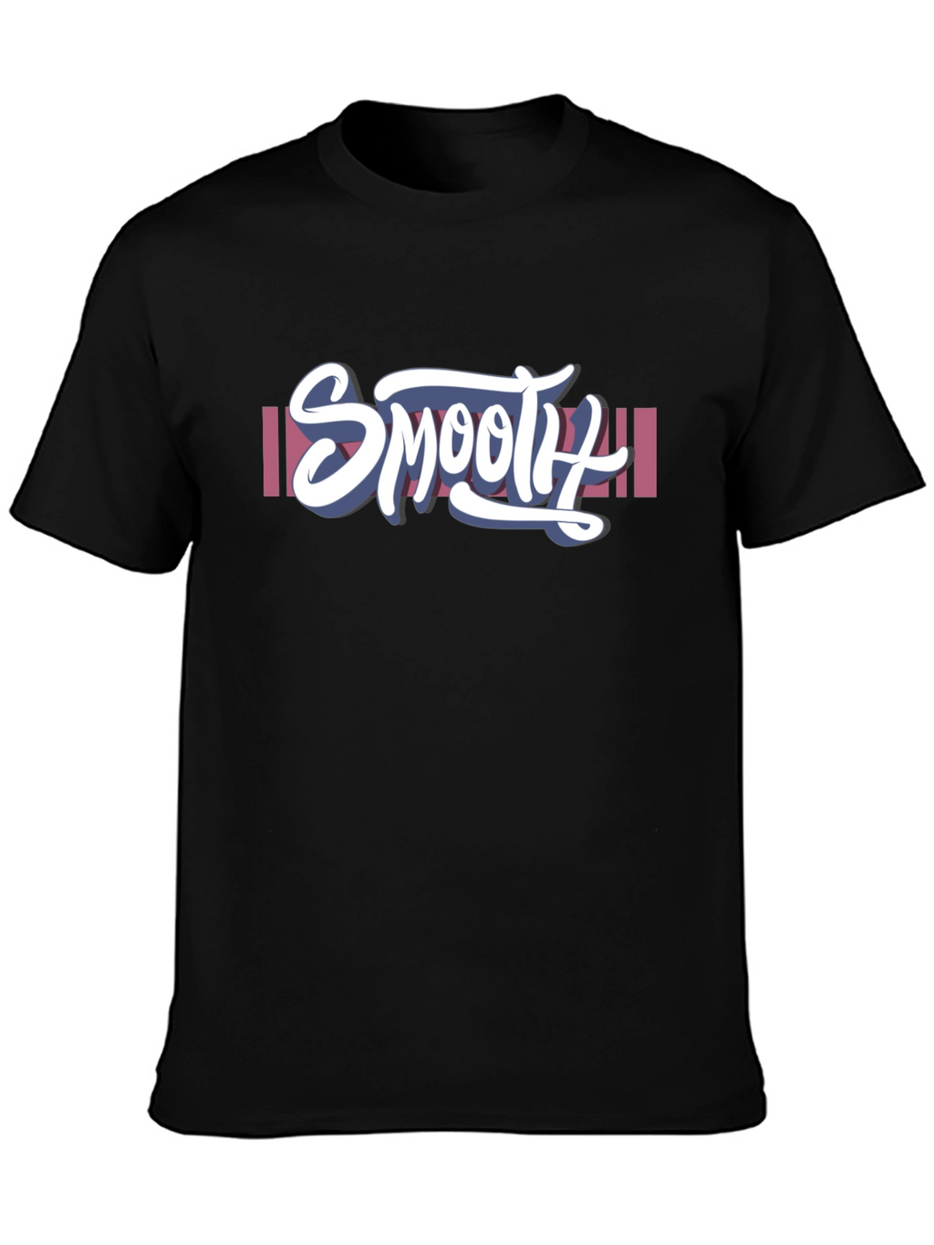 Smooth Graphic Tee - Mens Black T-Shirt