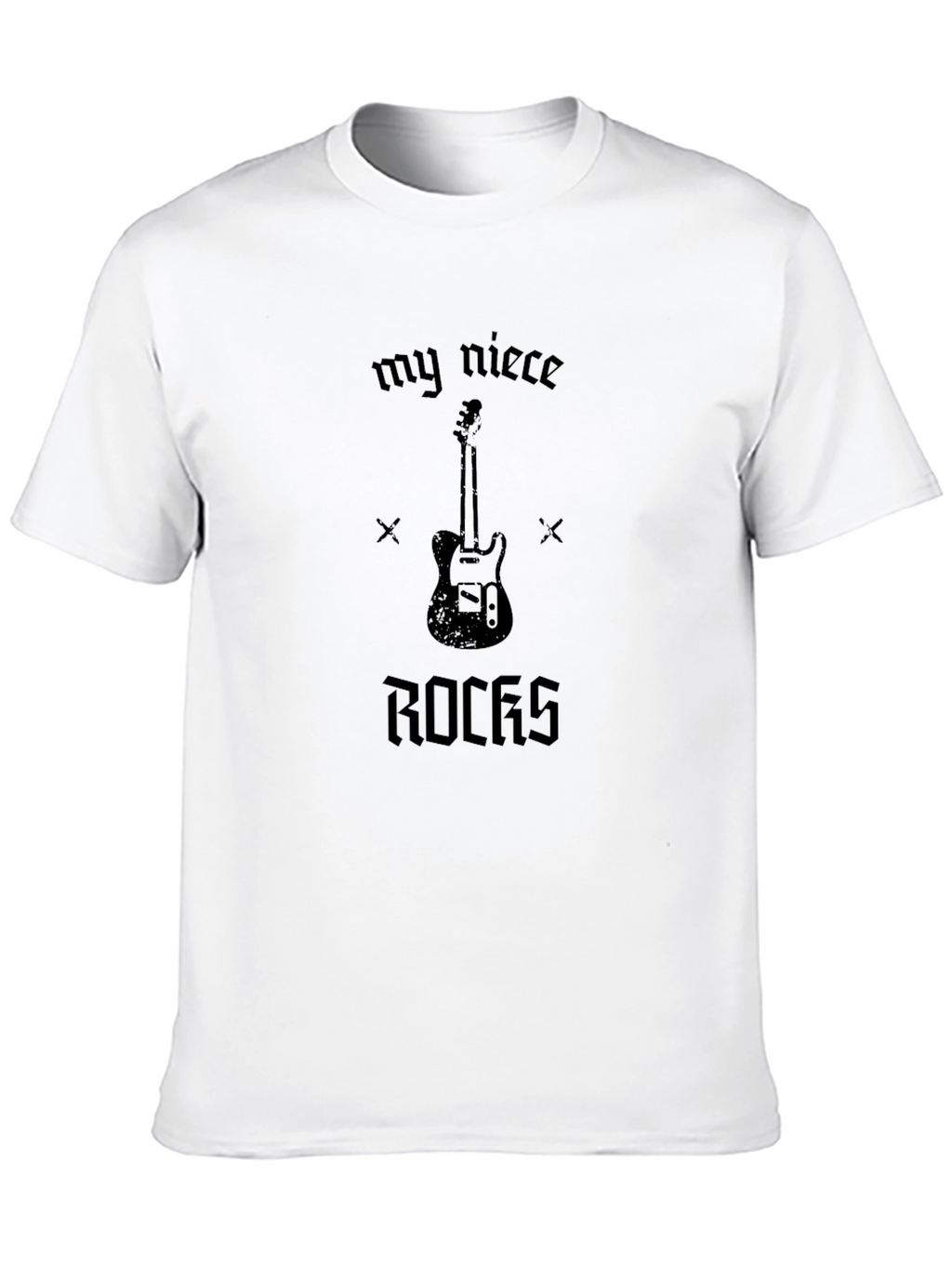 My Niece Rocks Guitar Graphic Tee