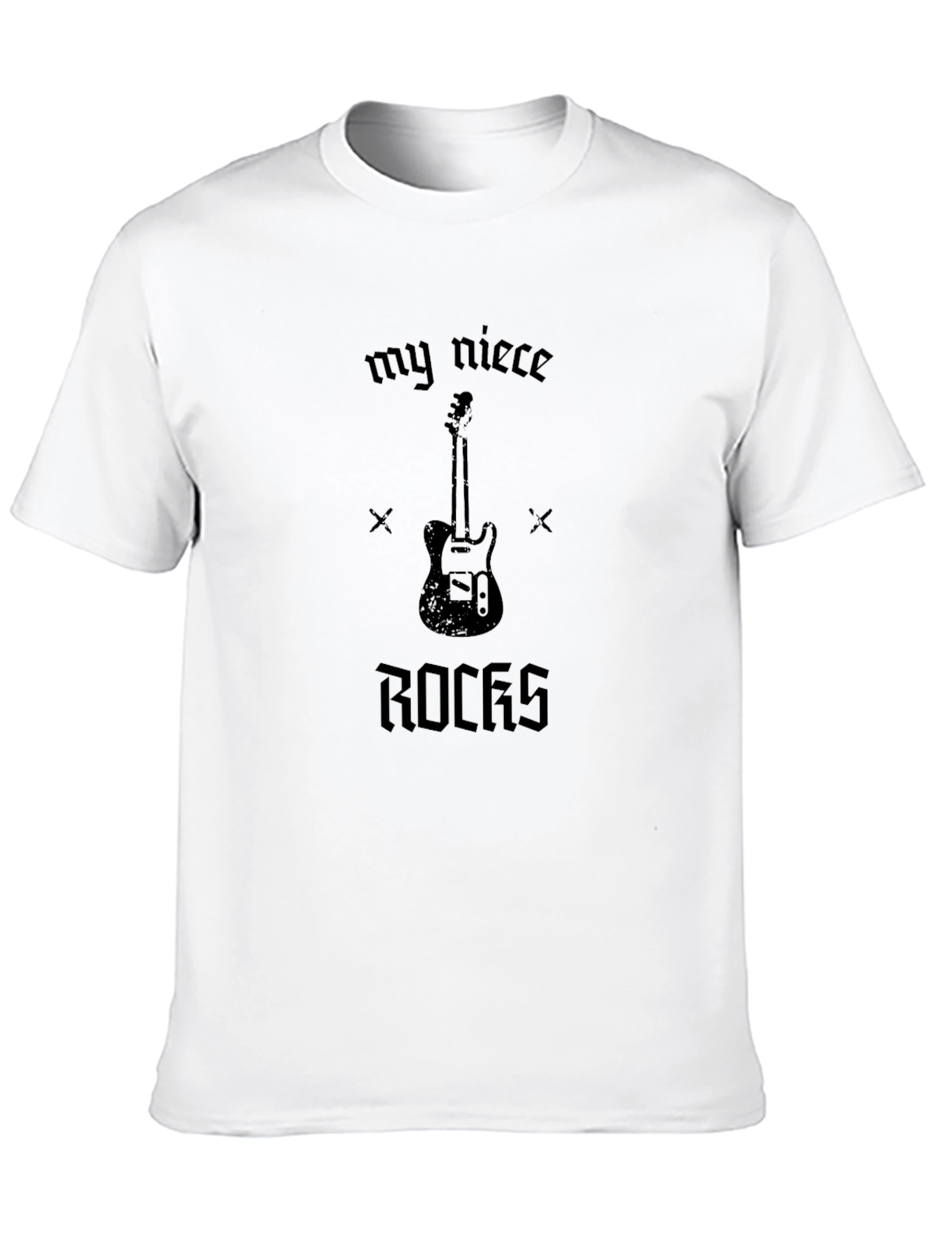 My Niece Rocks Guitar Graphic Tee