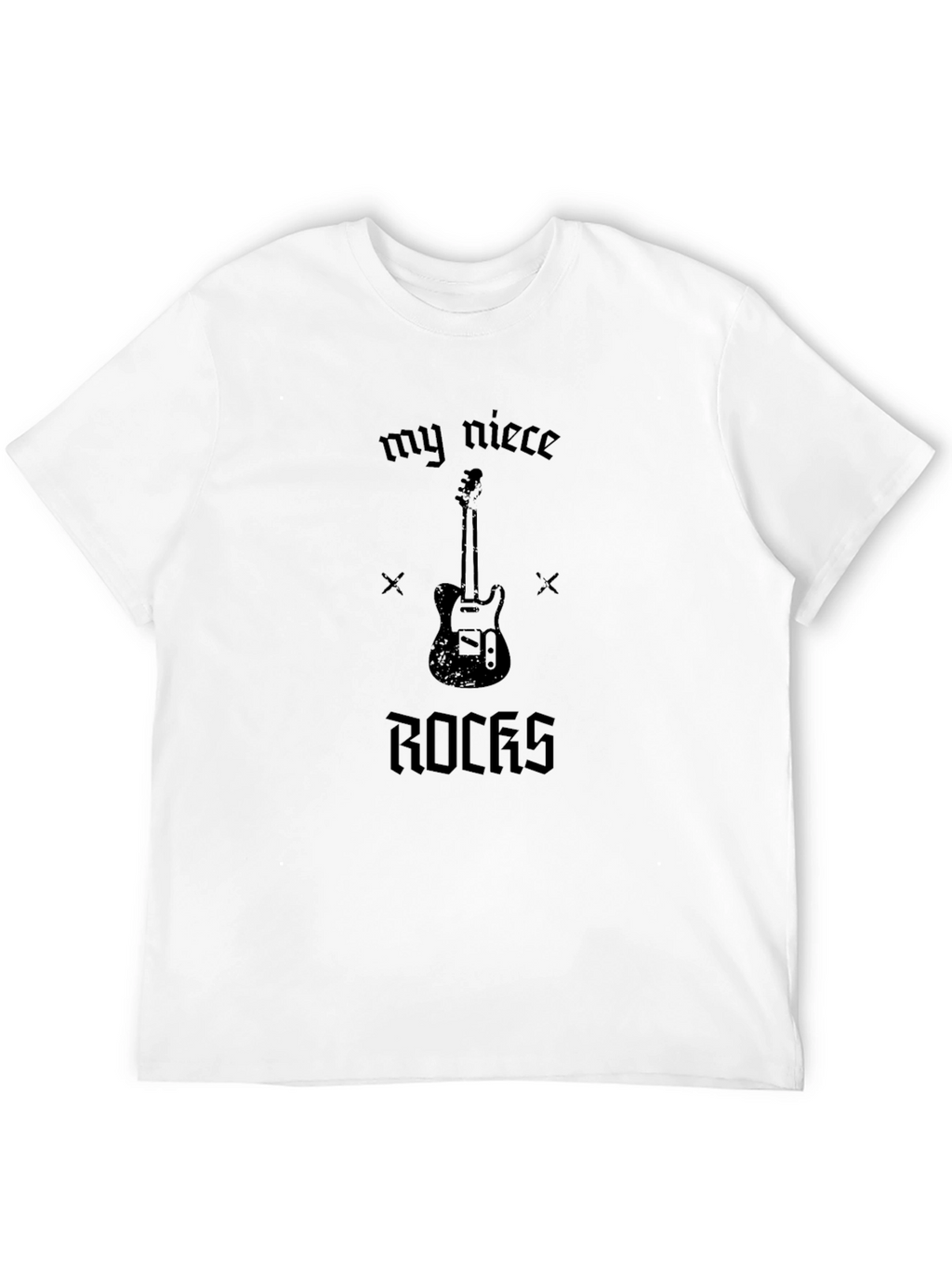 My Niece Rocks Guitar Graphic Tee