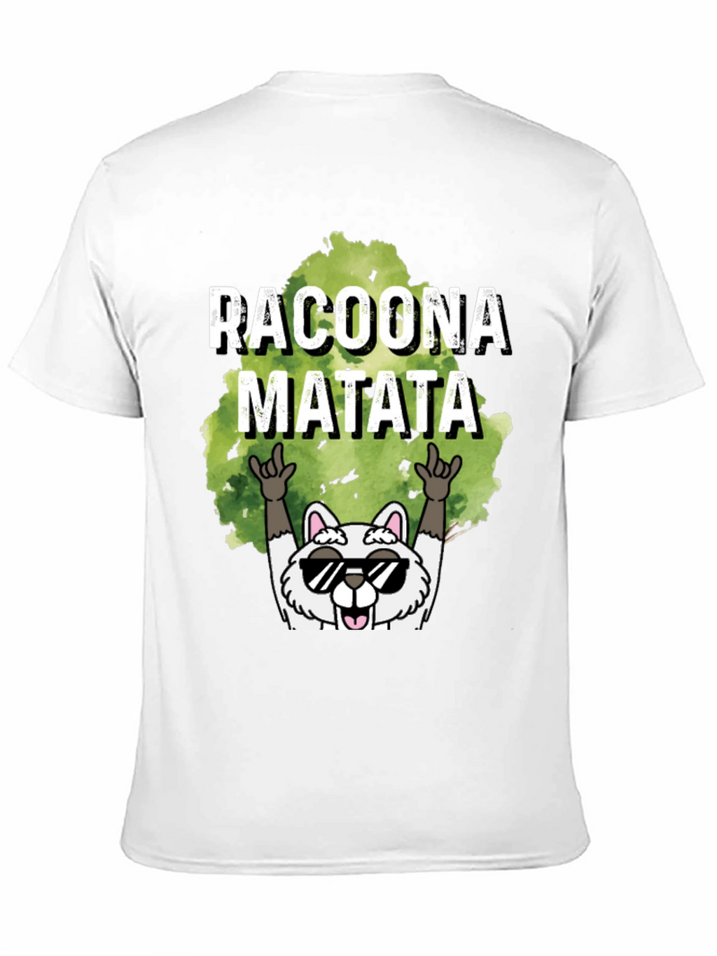 Racoona Matata Graphic Tee - Funny Raccoon T-Shirt