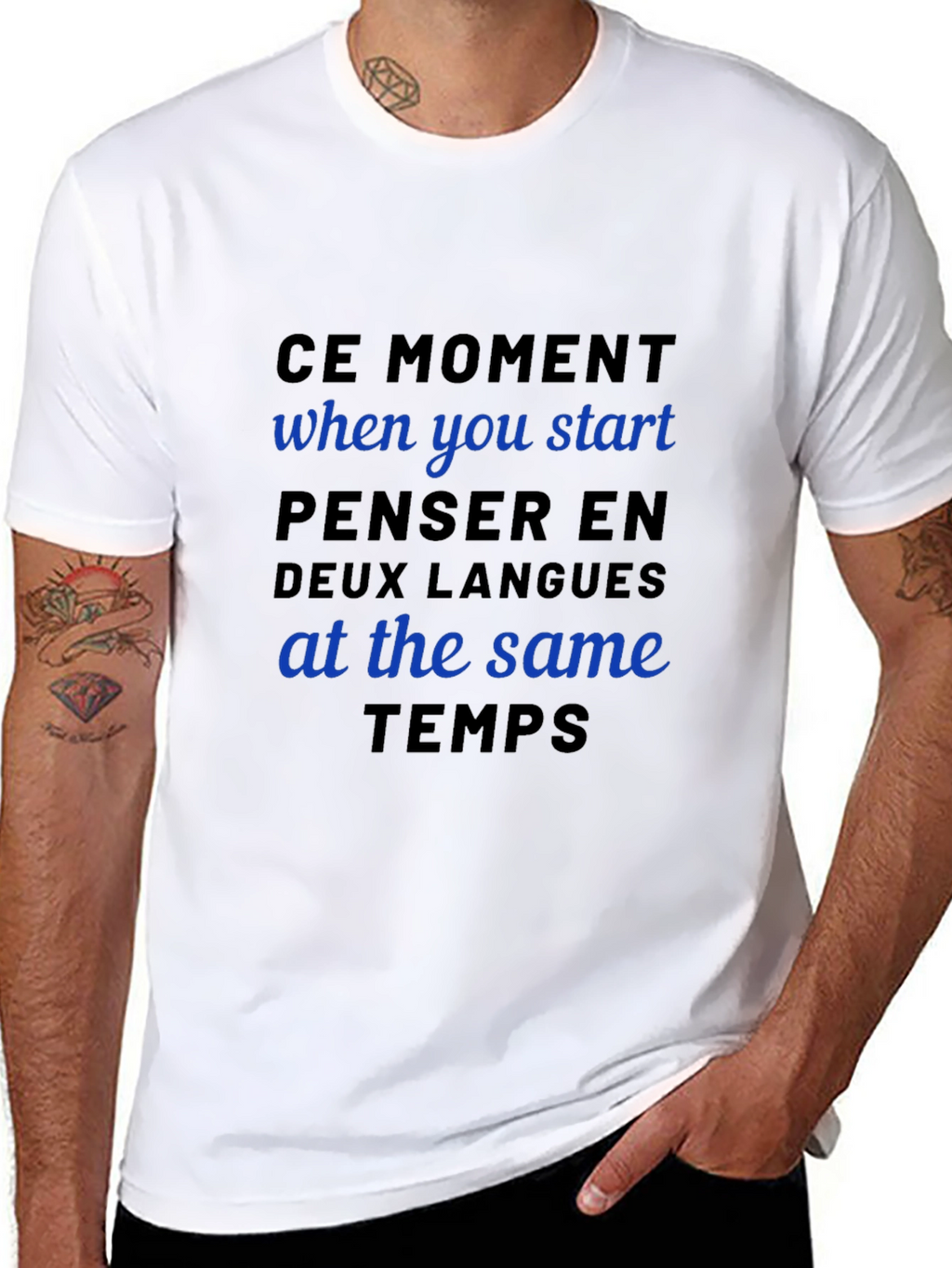 Bilingual Humor T-Shirt - Ce Moment Design