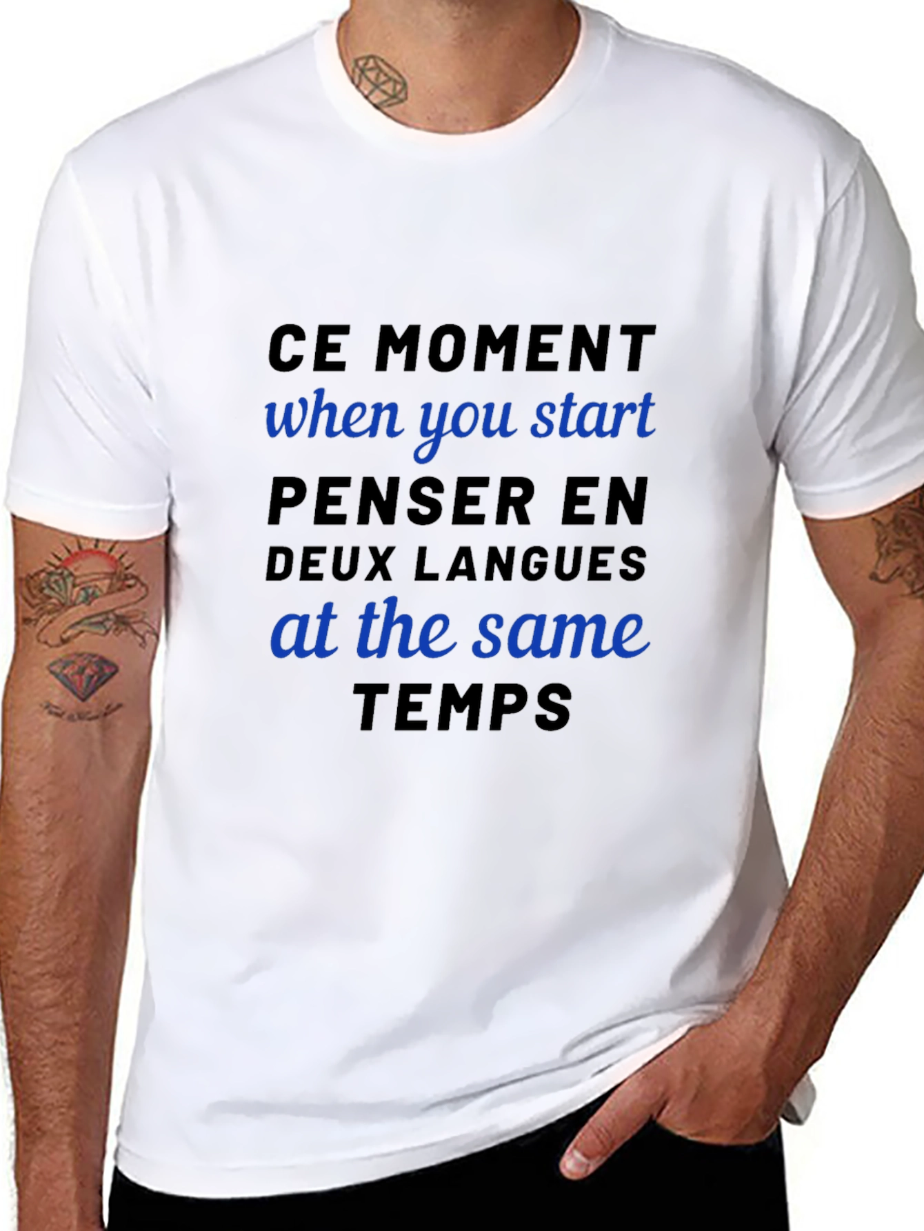 Bilingual Humor T-Shirt - Ce Moment Design