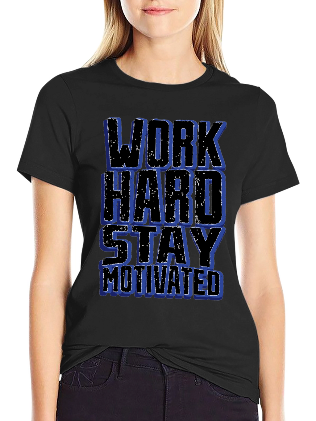 Work Hard Stay Motivated Graphic T-Shirt