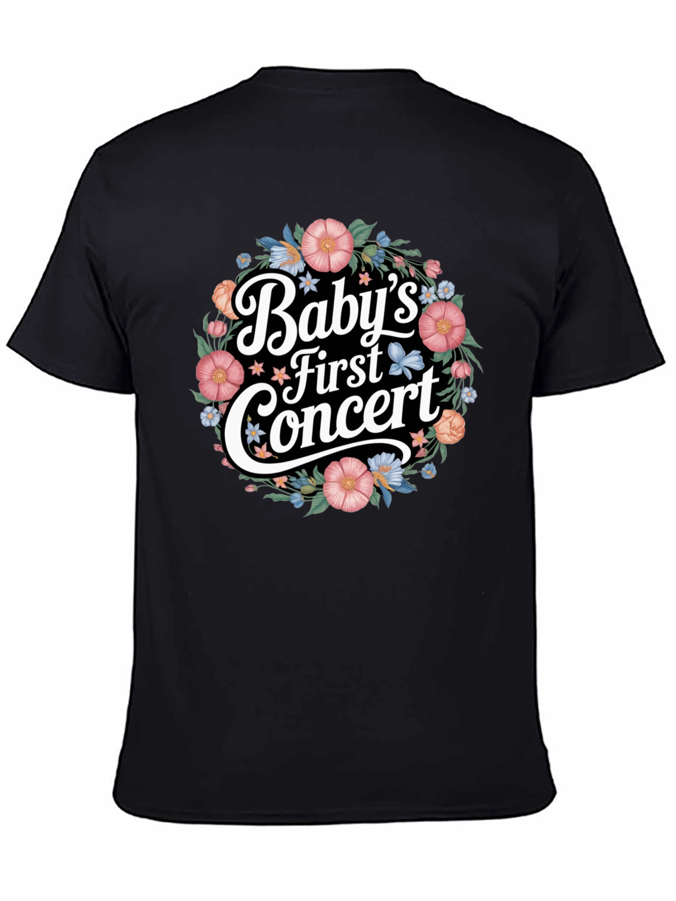 Babys First Concert Floral T-Shirt