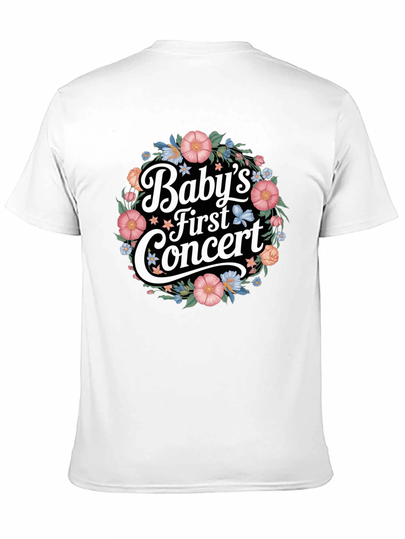 Babys First Concert Floral T-Shirt