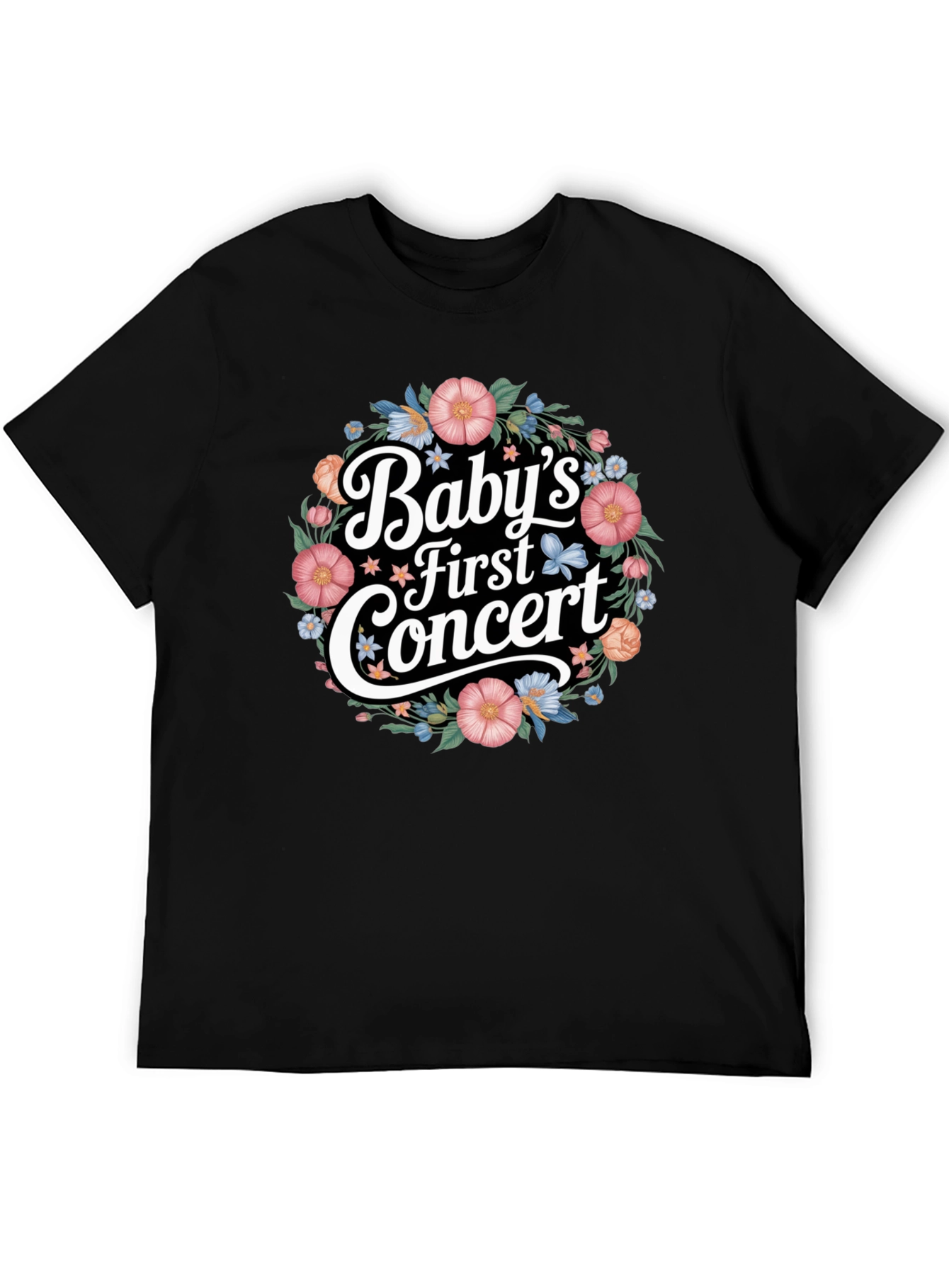 Babys First Concert Floral T-Shirt