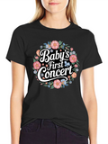 Babys First Concert Floral T-Shirt