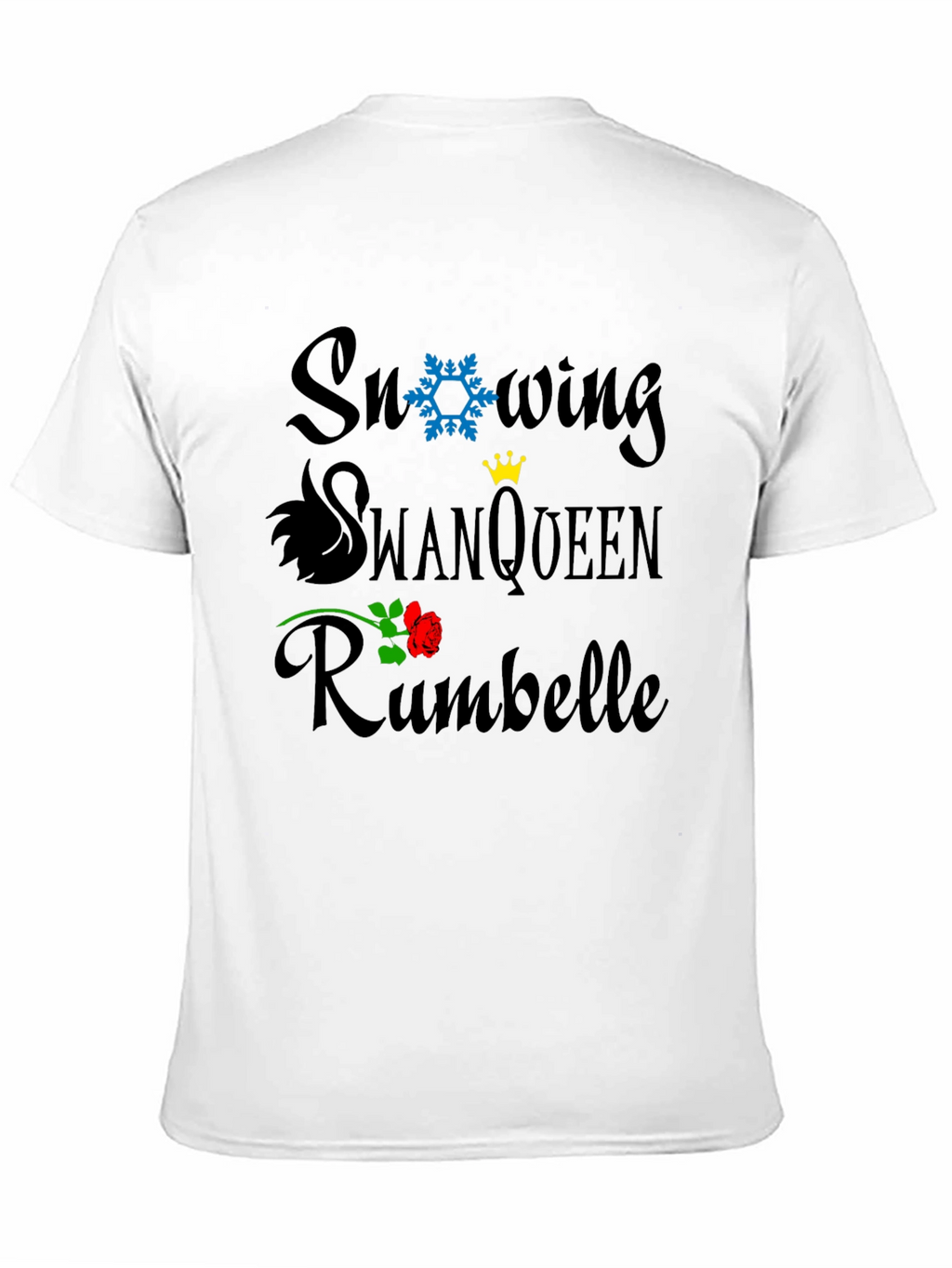 Snowing SwanQueen Rumbelle Graphic T-Shirt