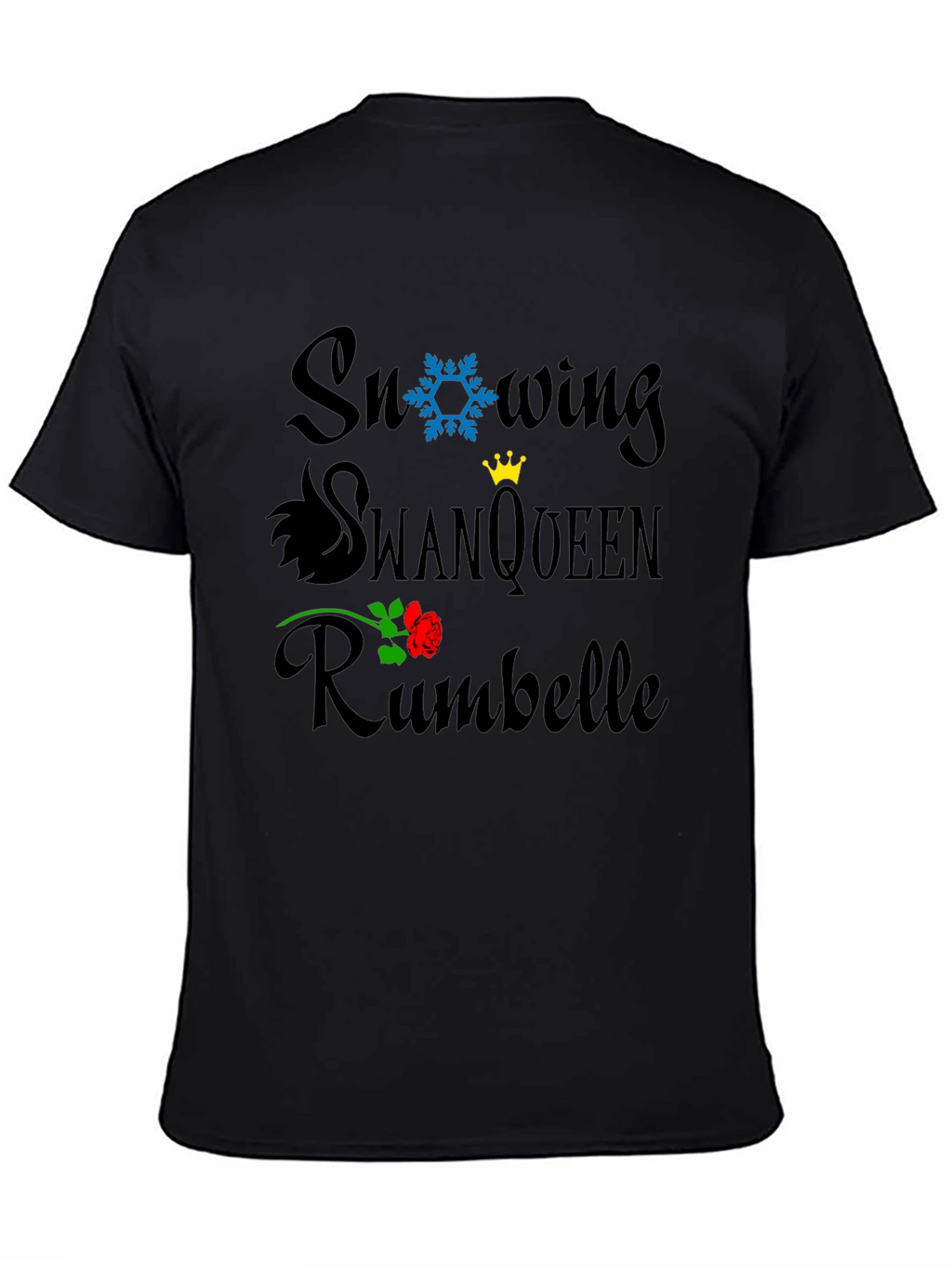 Snowing SwanQueen Rumbelle Graphic T-Shirt