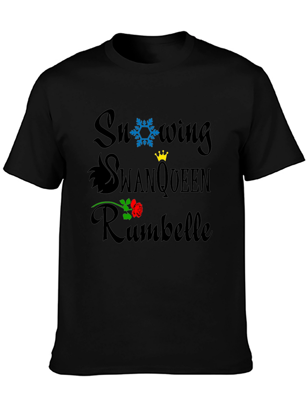 Snowing SwanQueen Rumbelle Graphic T-Shirt