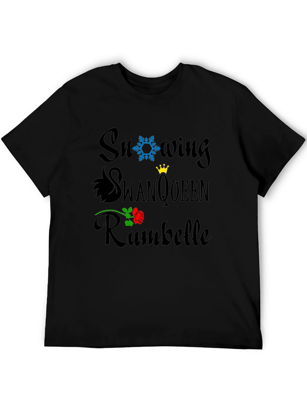 Snowing SwanQueen Rumbelle Graphic T-Shirt
