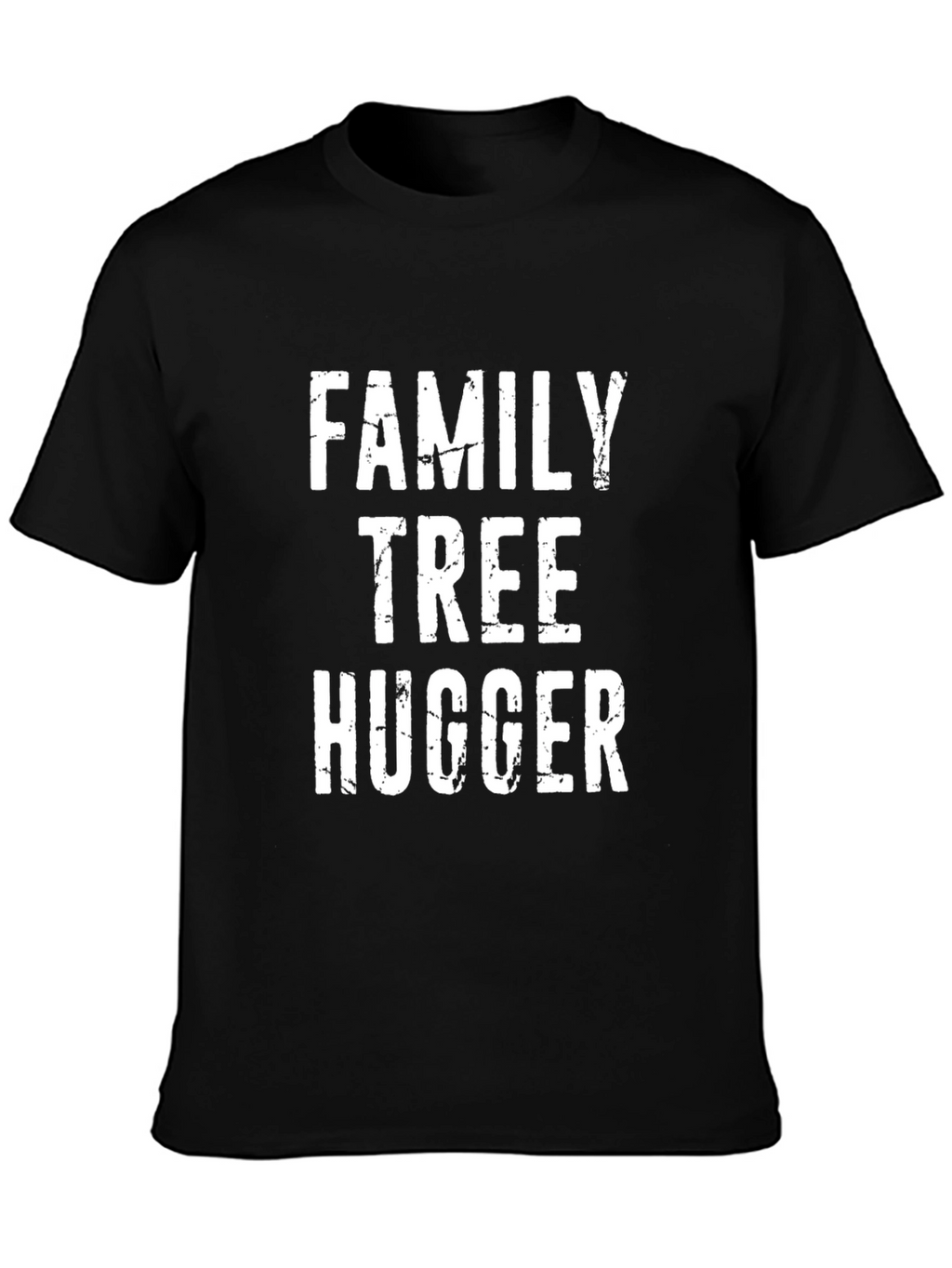Family Tree Hugger Graphic Tee - Black
