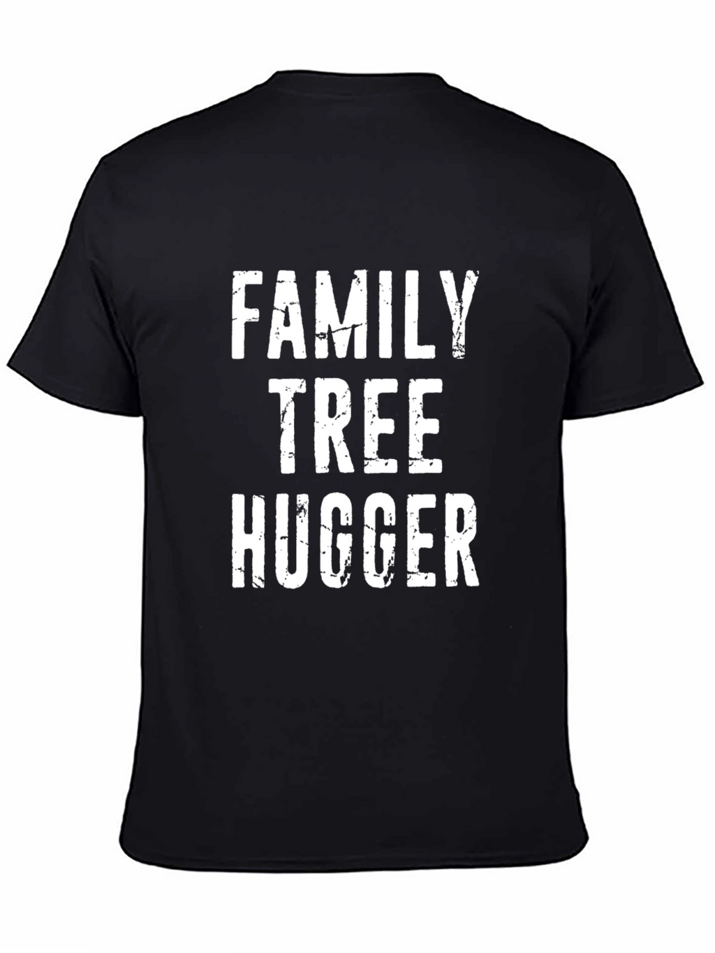 Family Tree Hugger Graphic Tee - Black