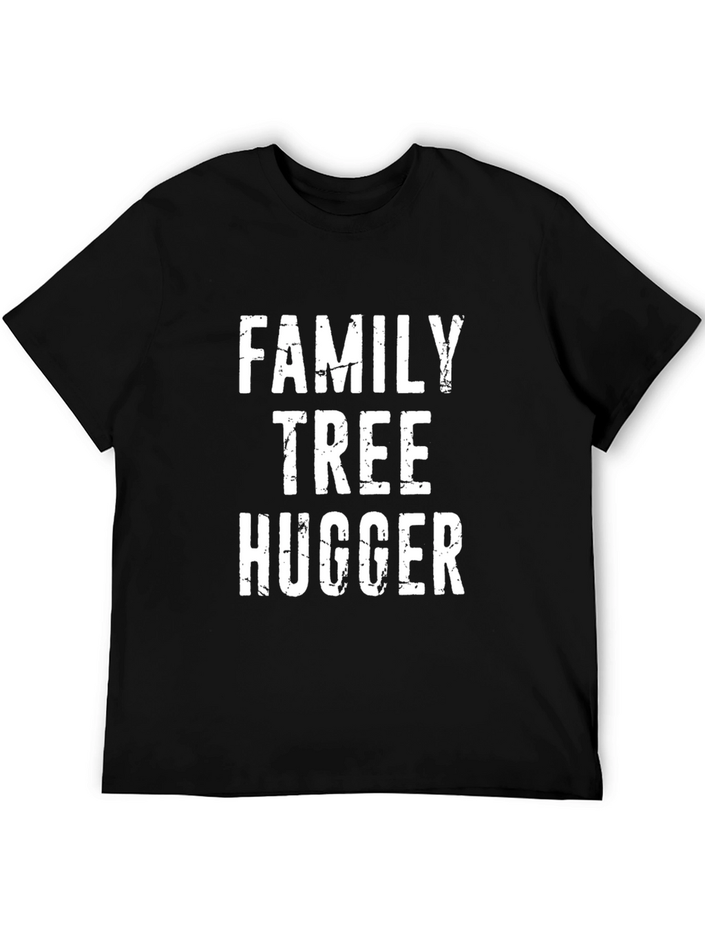 Family Tree Hugger Graphic Tee - Black