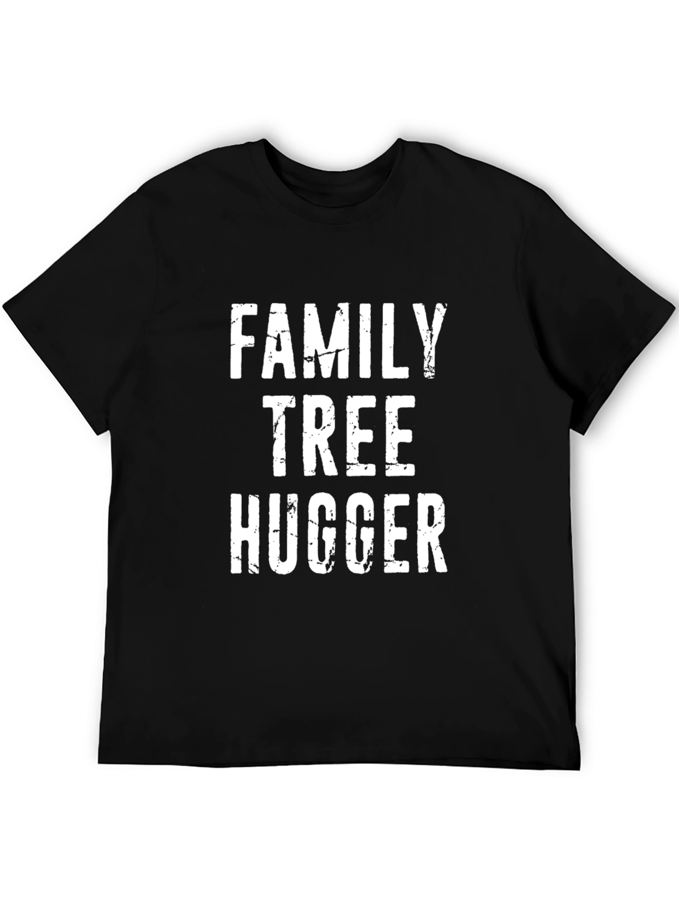 Family Tree Hugger Graphic Tee - Black