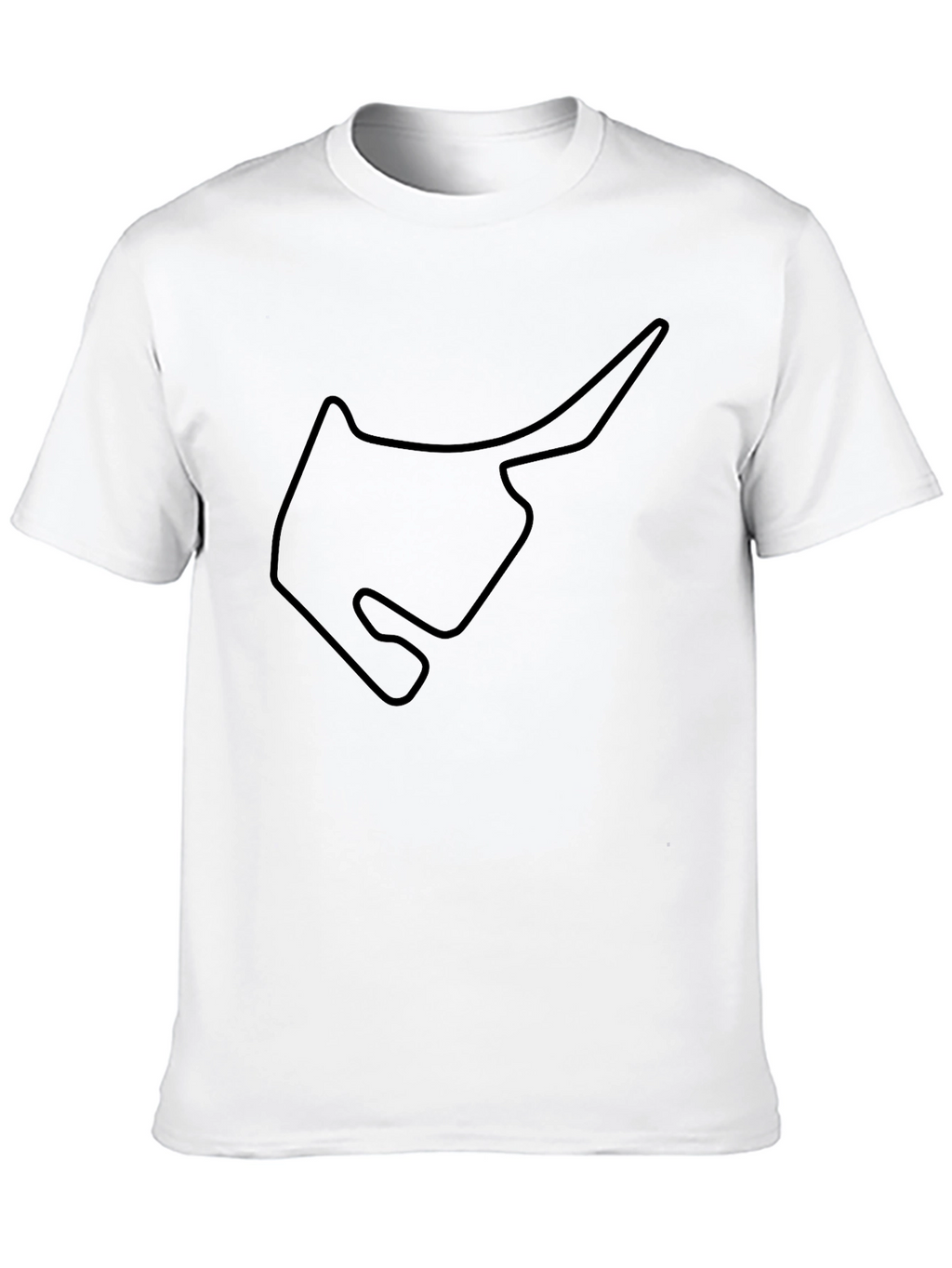 Circuit Outline Black T-Shirt