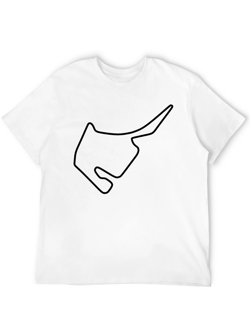 Circuit Outline Black T-Shirt