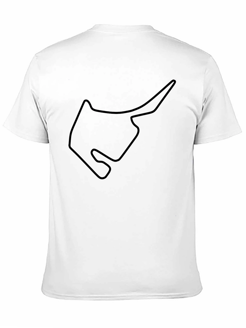 Circuit Outline Black T-Shirt