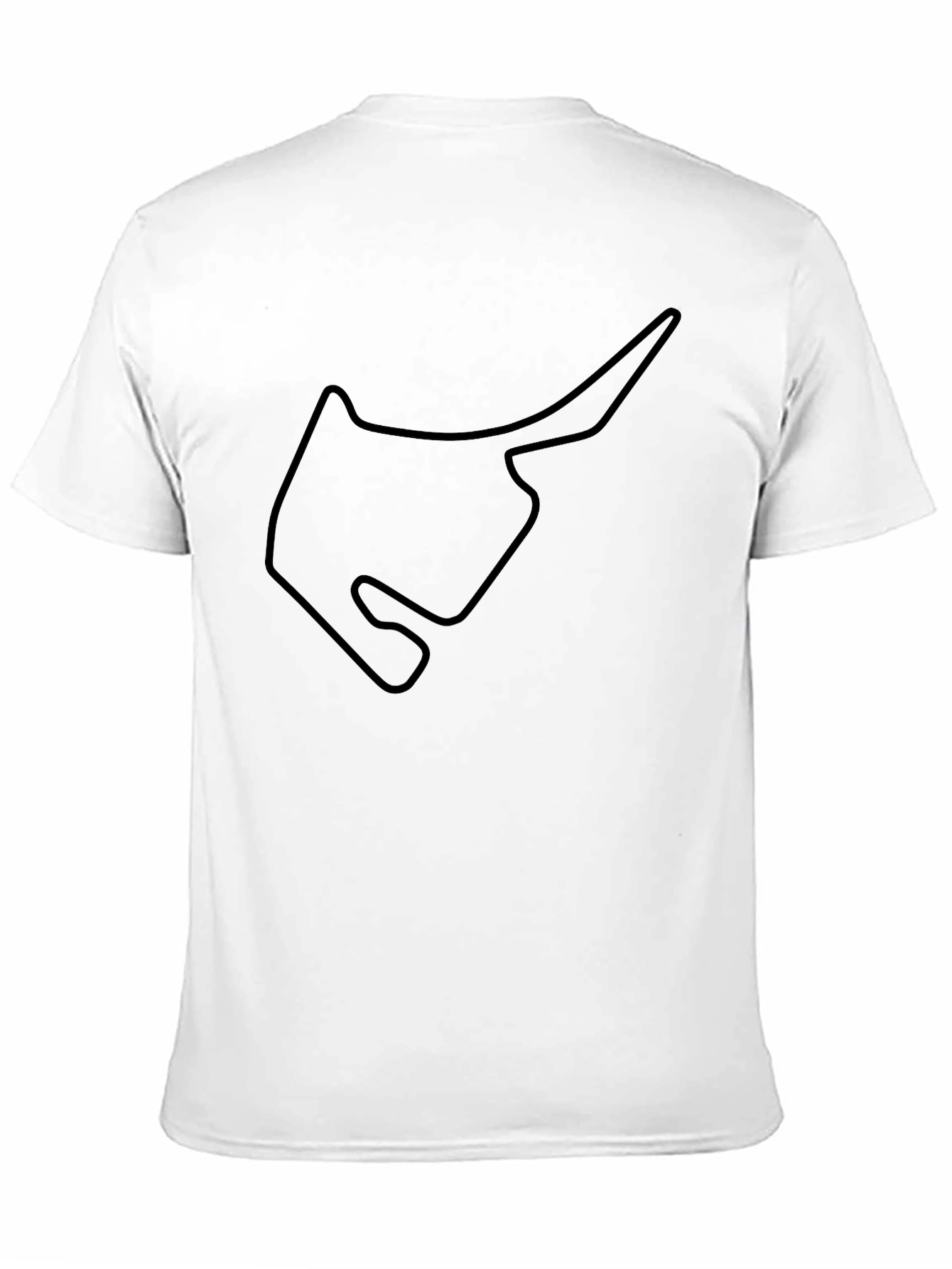 Circuit Outline Black T-Shirt