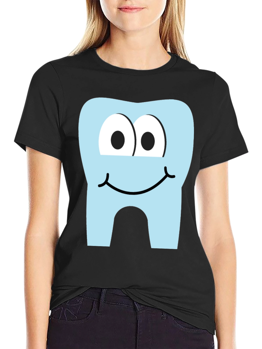 Cartoon Tooth Graphic Tee