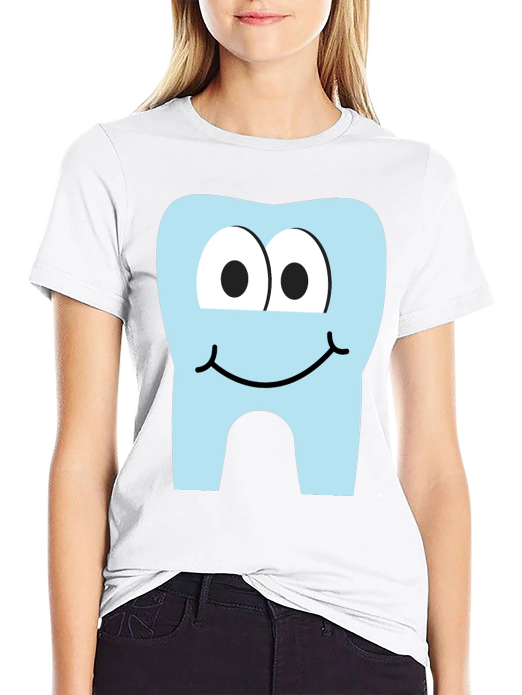 Cartoon Tooth Graphic Tee