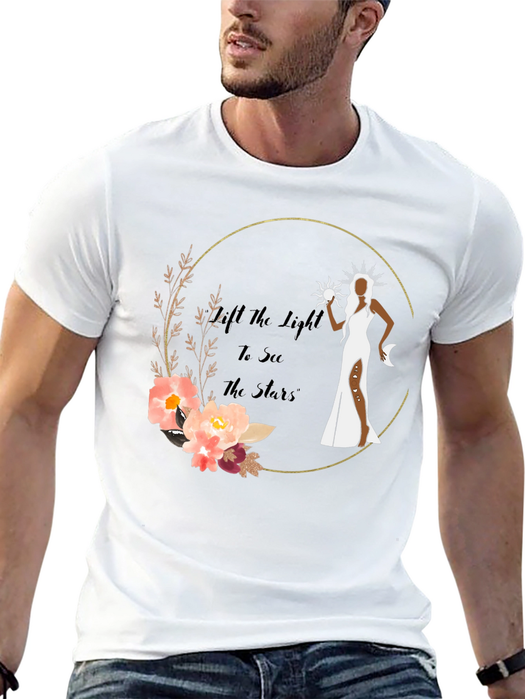 Celestial Goddess Graphic T-Shirt