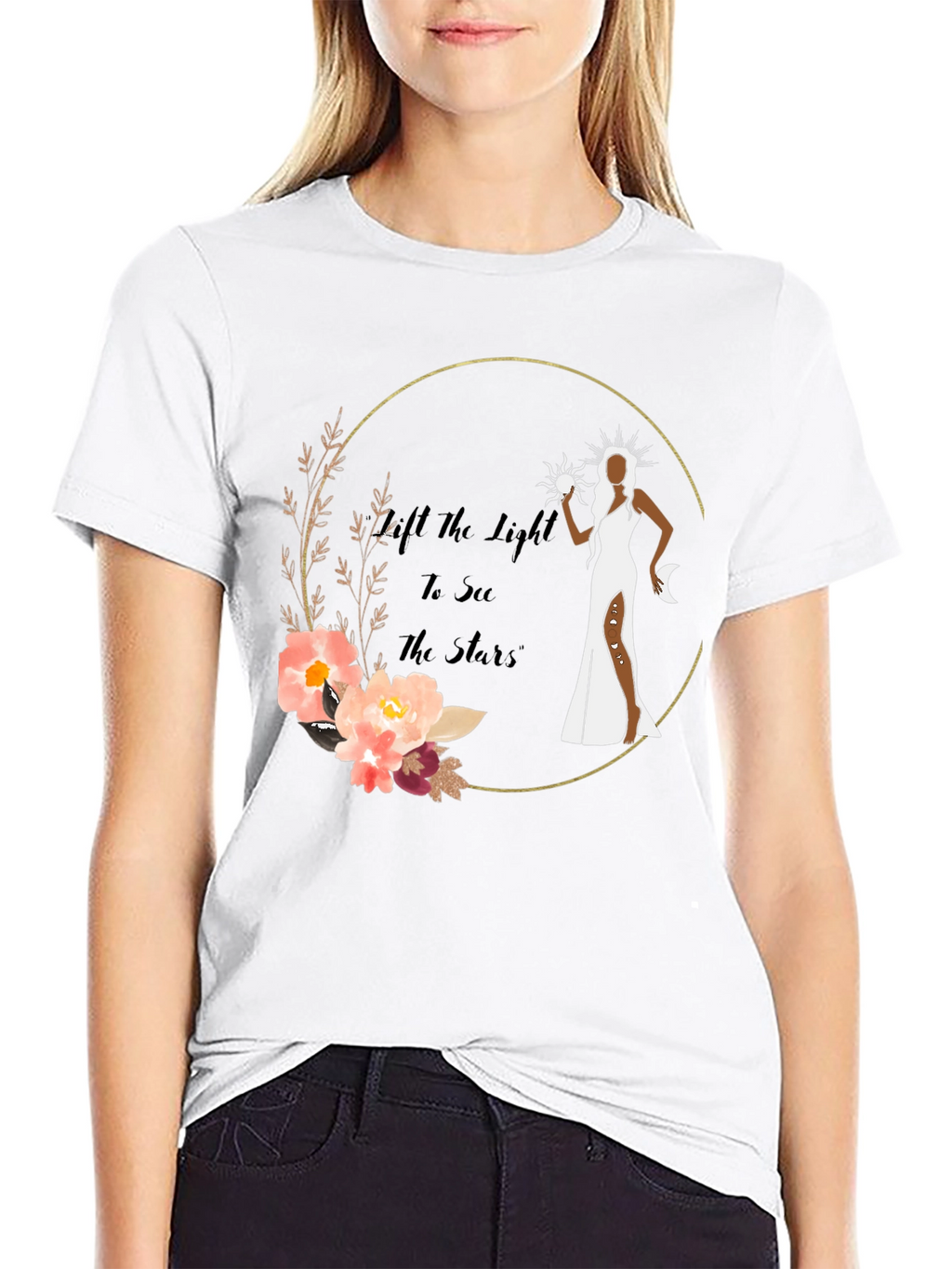 Celestial Goddess Graphic T-Shirt