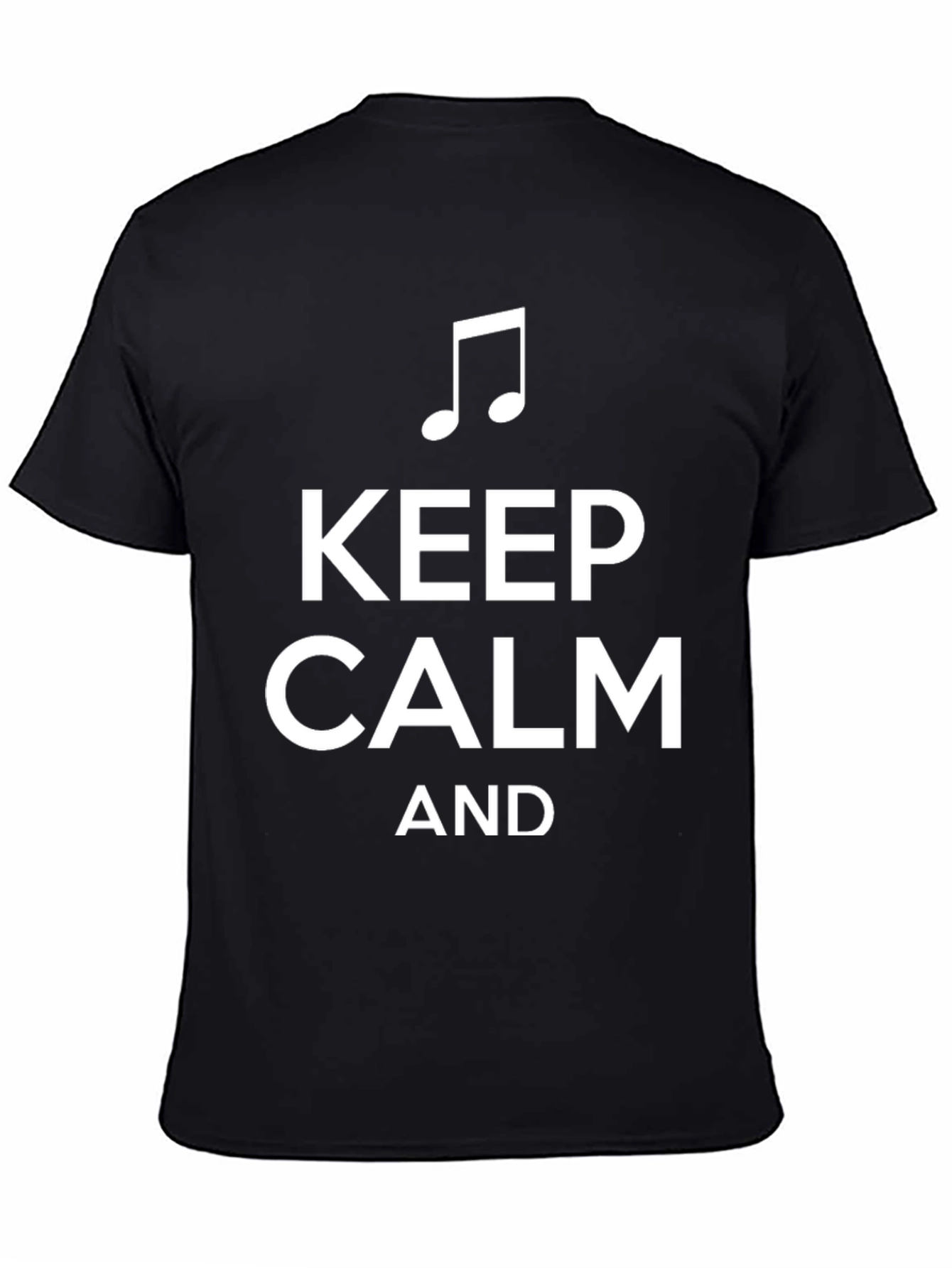 Keep Calm and Music On T-Shirt