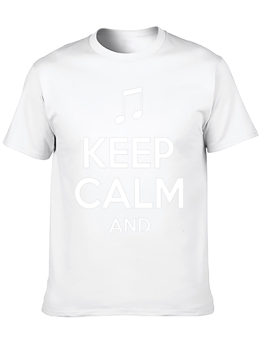 Keep Calm and Music On T-Shirt