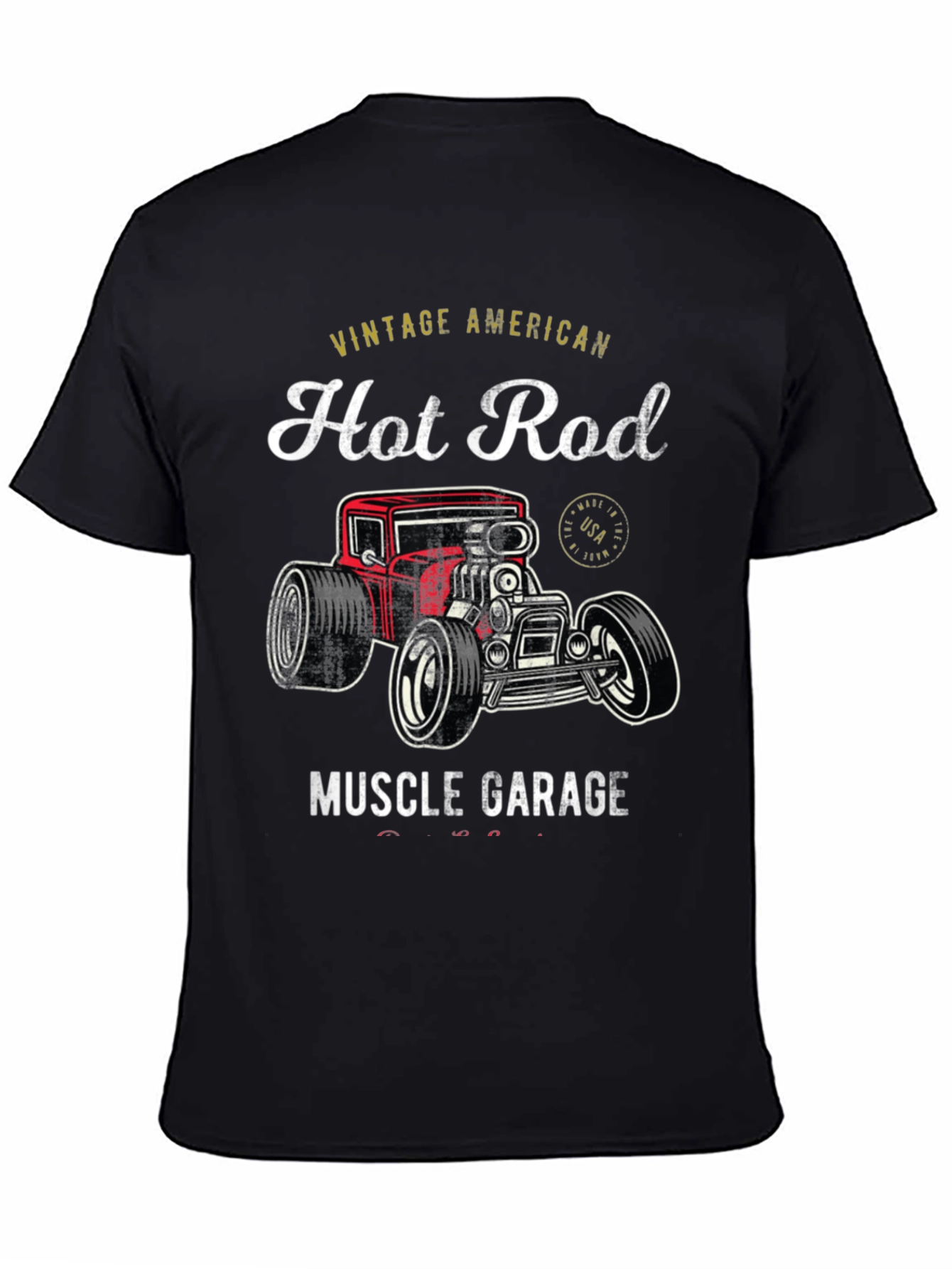 Vintage American Hot Rod Muscle Garage T-Shirt