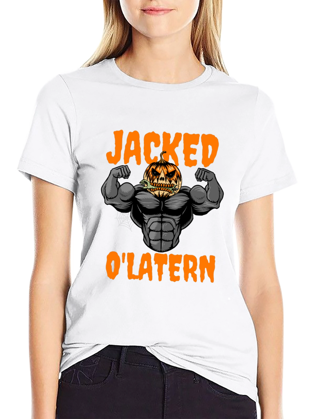 Jacked OLantern Halloween Graphic Tee
