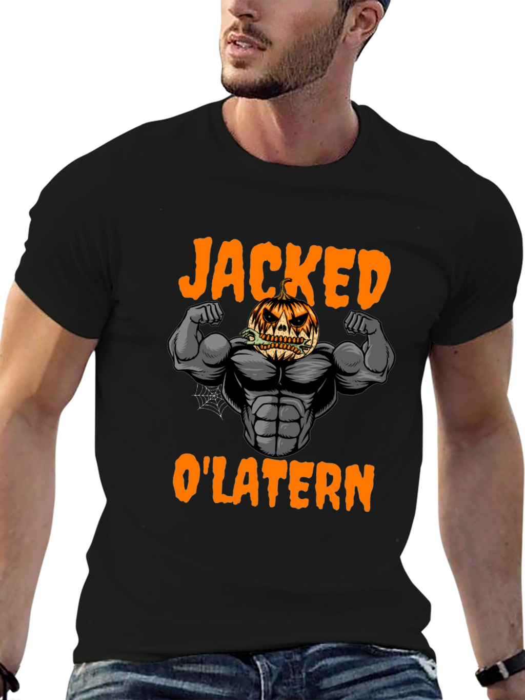 Jacked OLantern Halloween Graphic Tee