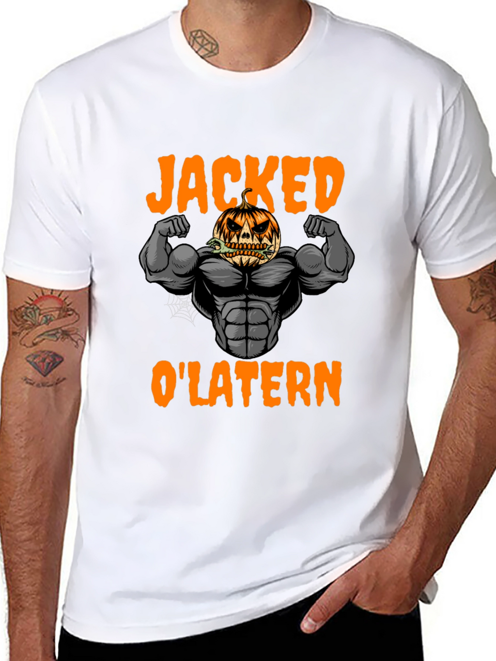 Jacked OLantern Halloween Graphic Tee